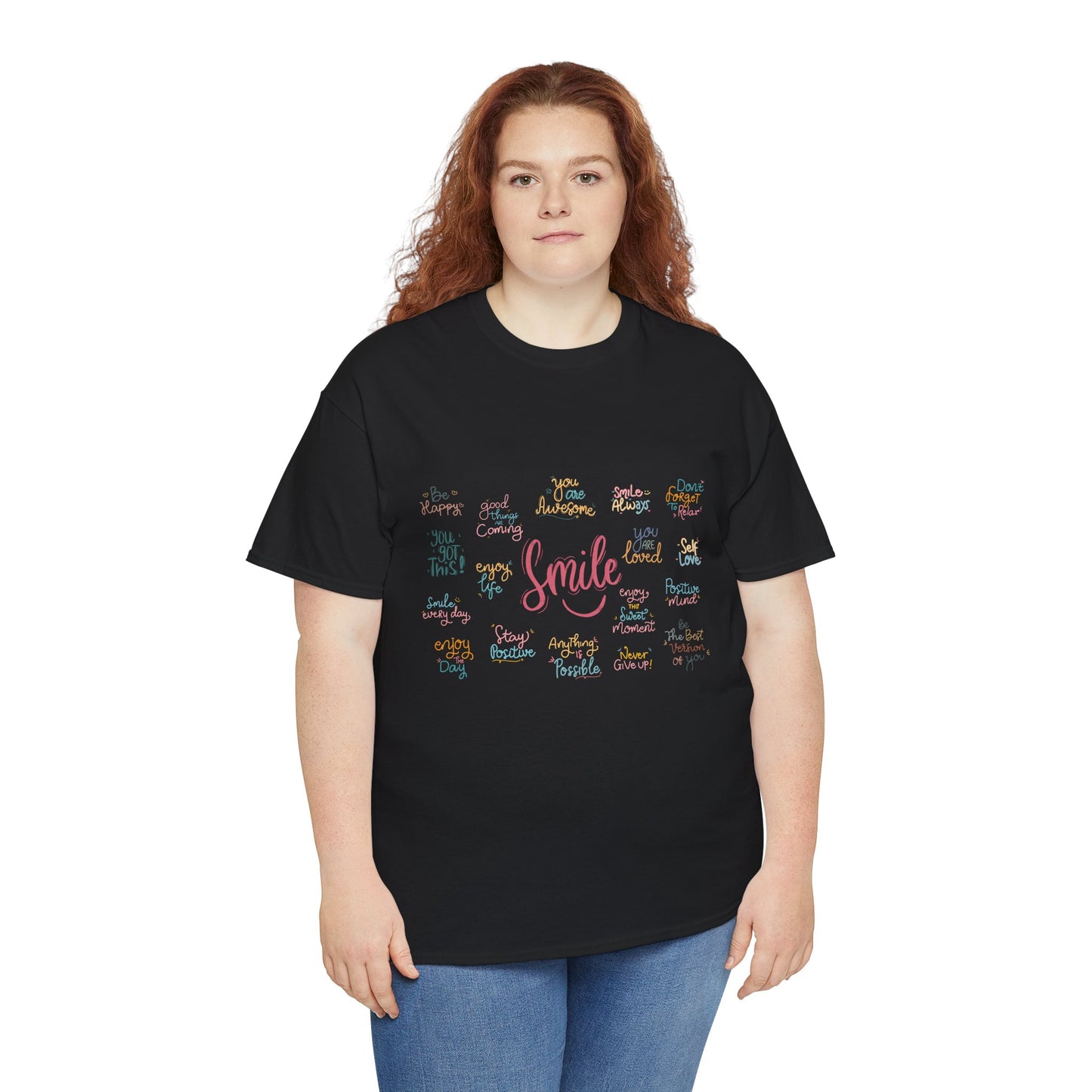 Daily Affirmations Tee | Uplifting & Inspirational Apparel - Havenly Essentials - T-Shirt - Printify - 31671332002160739812 - Daily Affirmations Tee | Uplifting & Inspirational Apparel