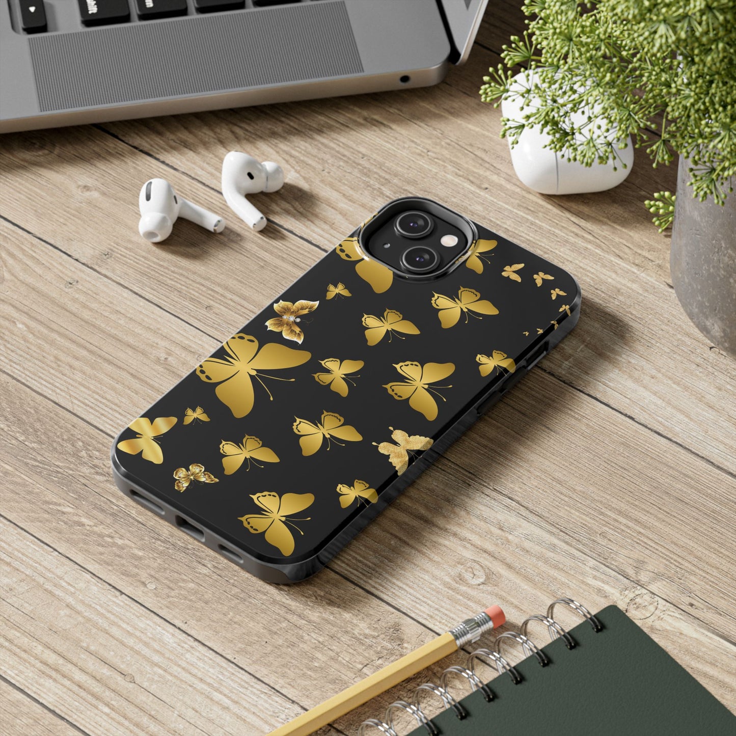Golden Butterfly Phone Case