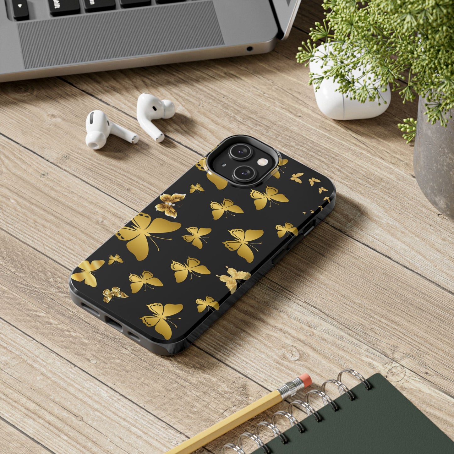 Golden Butterfly Phone Case