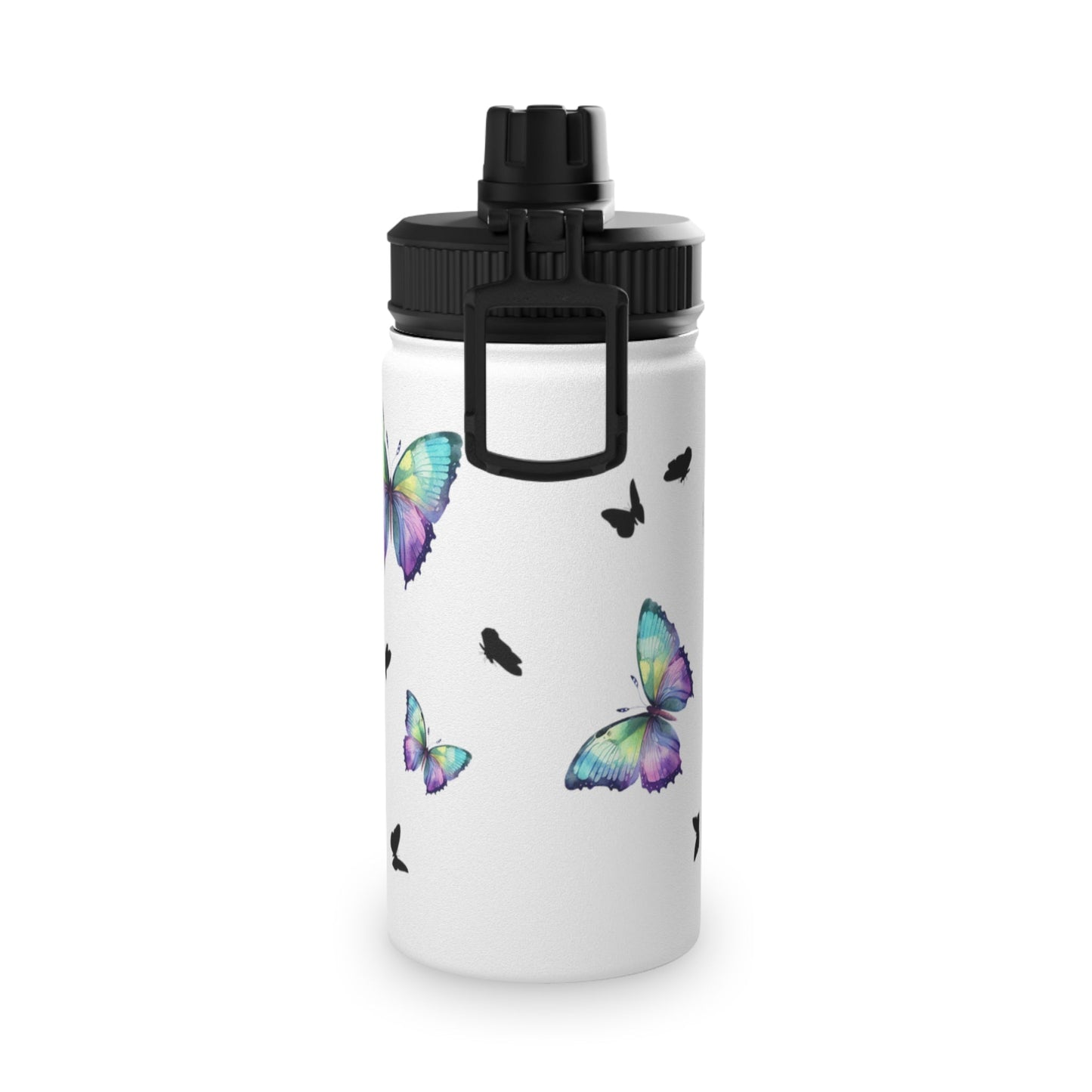Butterfly Water Bottle - Havenly Essentials - Sports Water Bottle - Printify - 11406237508424055432 - Butterfly Water Bottle