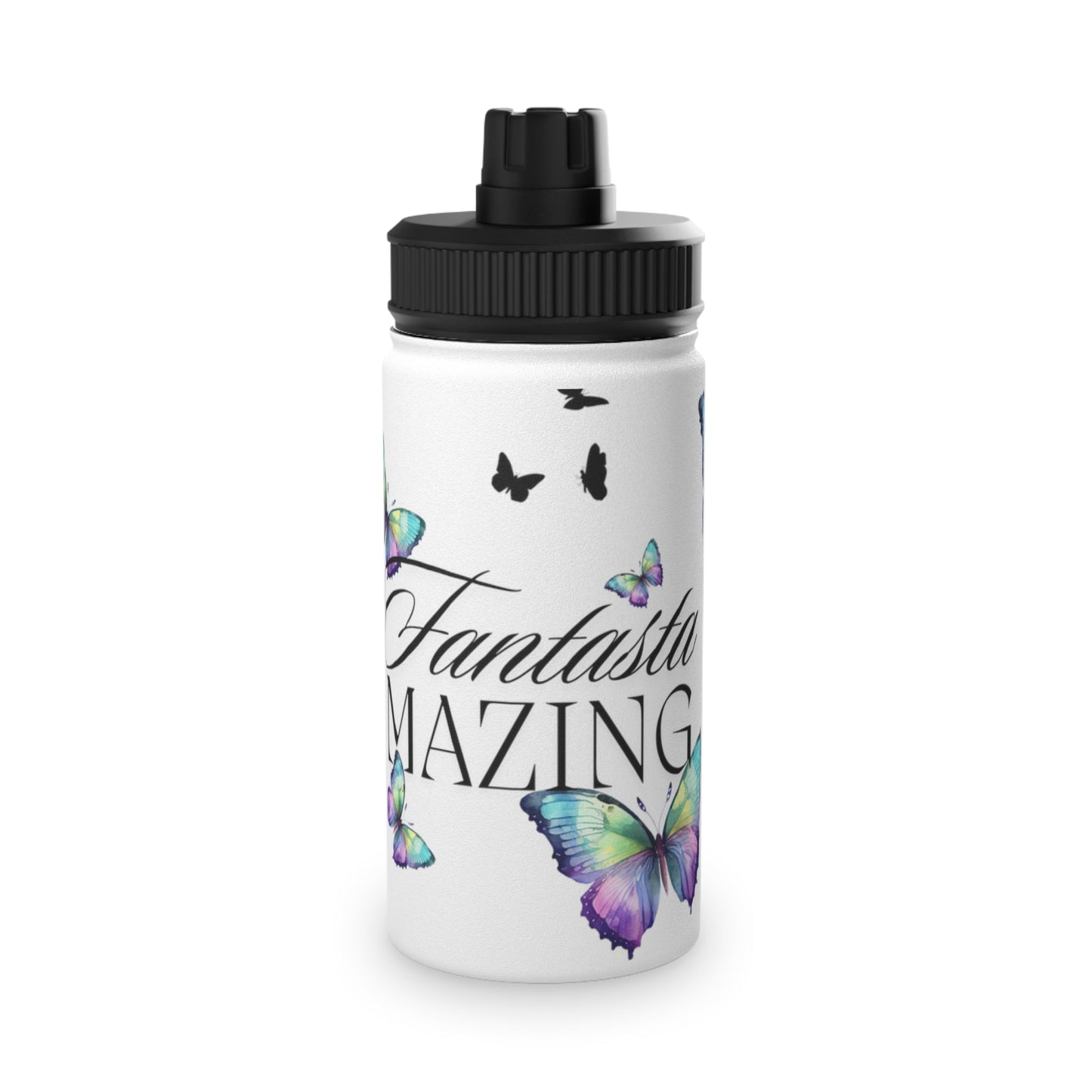 Butterfly Water Bottle - Havenly Essentials - Sports Water Bottle - Printify - 11406237508424055432 - Butterfly Water Bottle