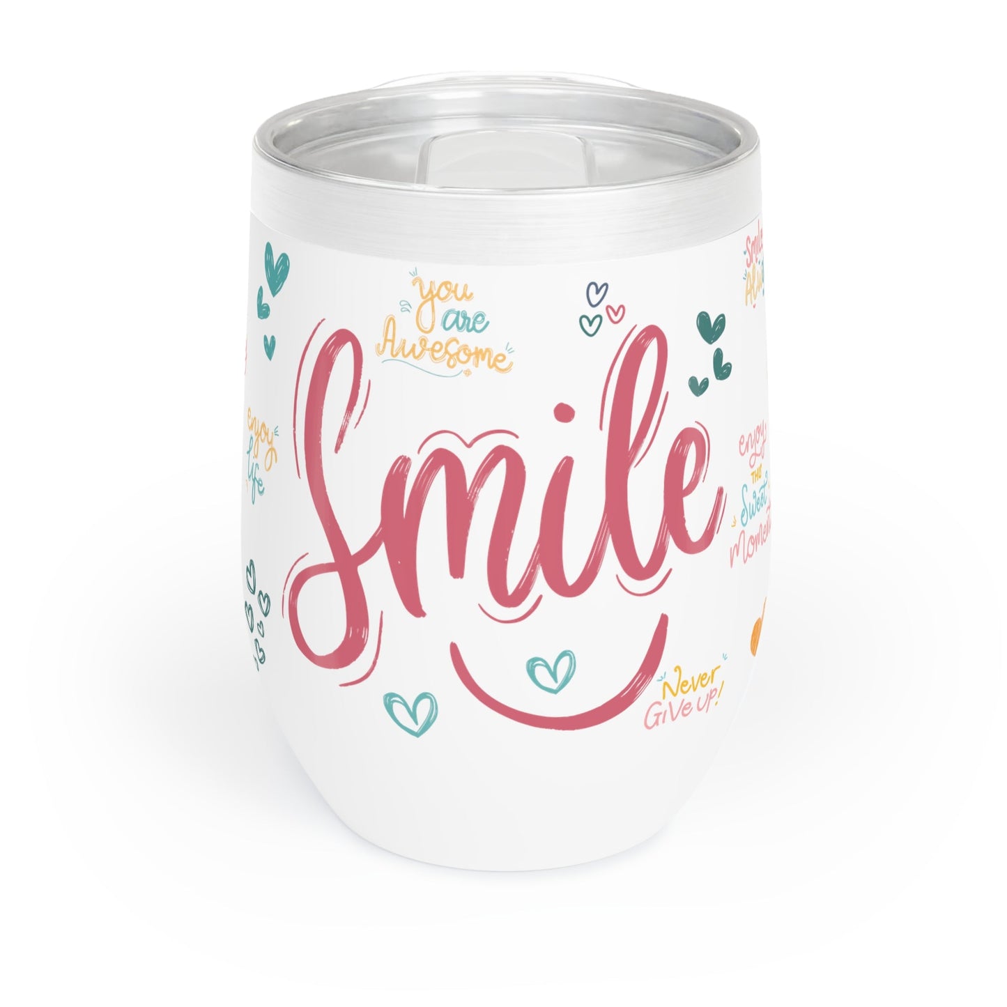 Daily Affirmation Chill Wine Tumbler - Havenly Essentials - Mug - Printify - 32038270263631621501 - Daily Affirmation Chill Wine Tumbler