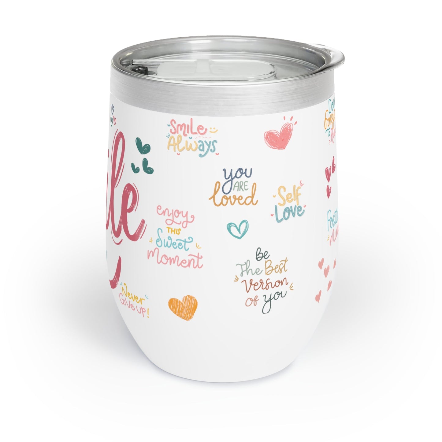 Daily Affirmation Chill Wine Tumbler - Havenly Essentials - Mug - Printify - 32038270263631621501 - Daily Affirmation Chill Wine Tumbler