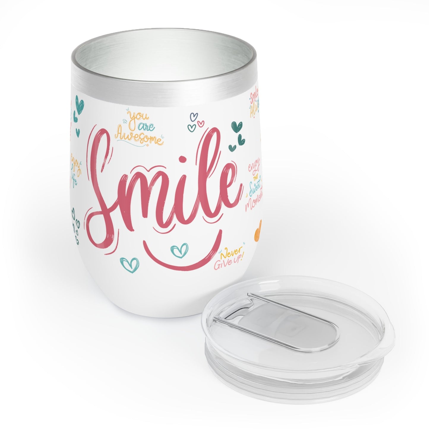 Daily Affirmation Chill Wine Tumbler - Havenly Essentials - Mug - Printify - 32038270263631621501 - Daily Affirmation Chill Wine Tumbler