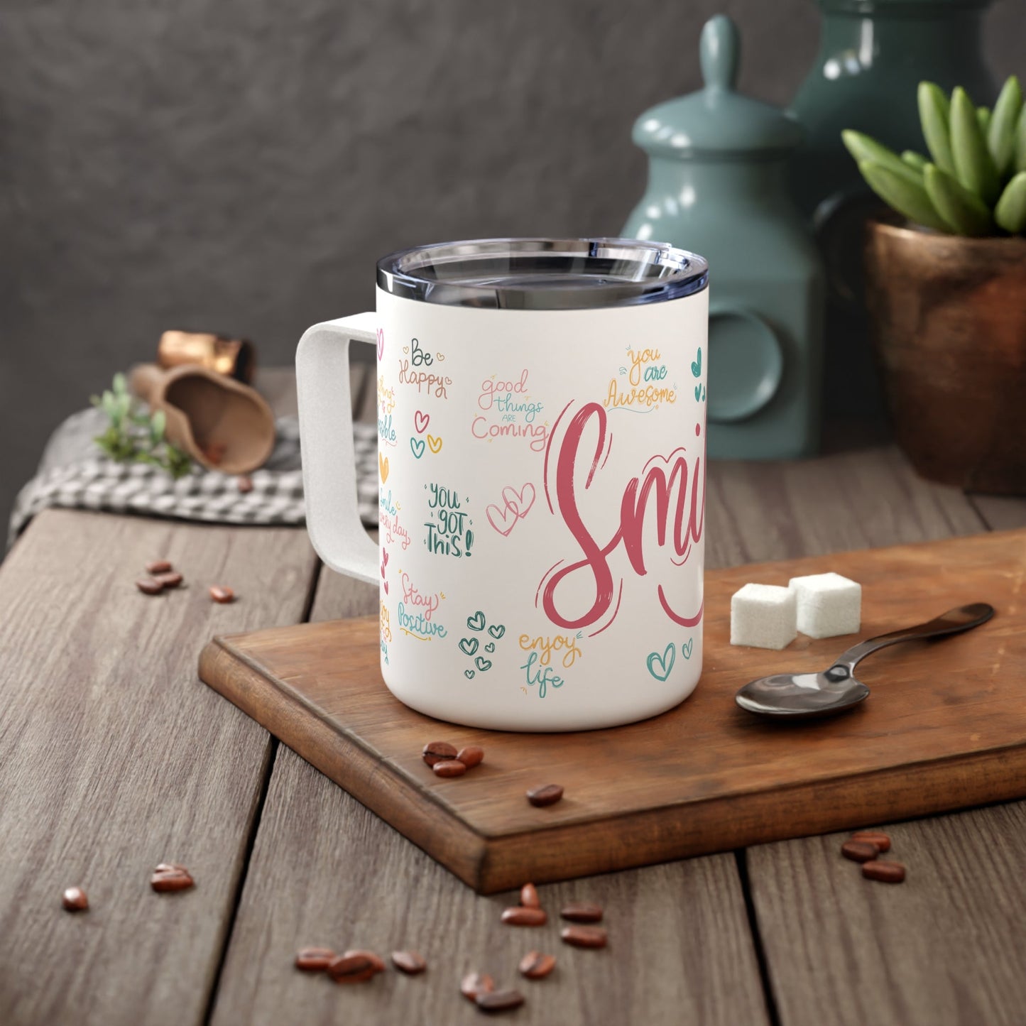 Daily Affirmation Insulated Coffee Mug - Havenly Essentials - Mug - Printify - 13175754885616896147 - Daily Affirmation Insulated Coffee Mug