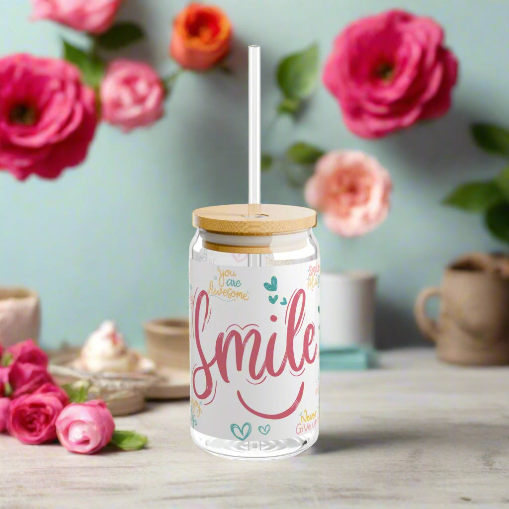 Daily Affirmations Glass Jar, 16oz - Havenly Essentials - Mug - Printify - 13665021874282025777 - Daily Affirmations Glass Jar, 16oz