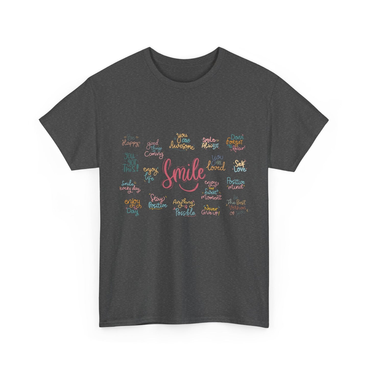Daily Affirmations Tee | Uplifting & Inspirational Apparel - Havenly Essentials - T-Shirt - Printify - 31671332002160739812 - Daily Affirmations Tee | Uplifting & Inspirational Apparel