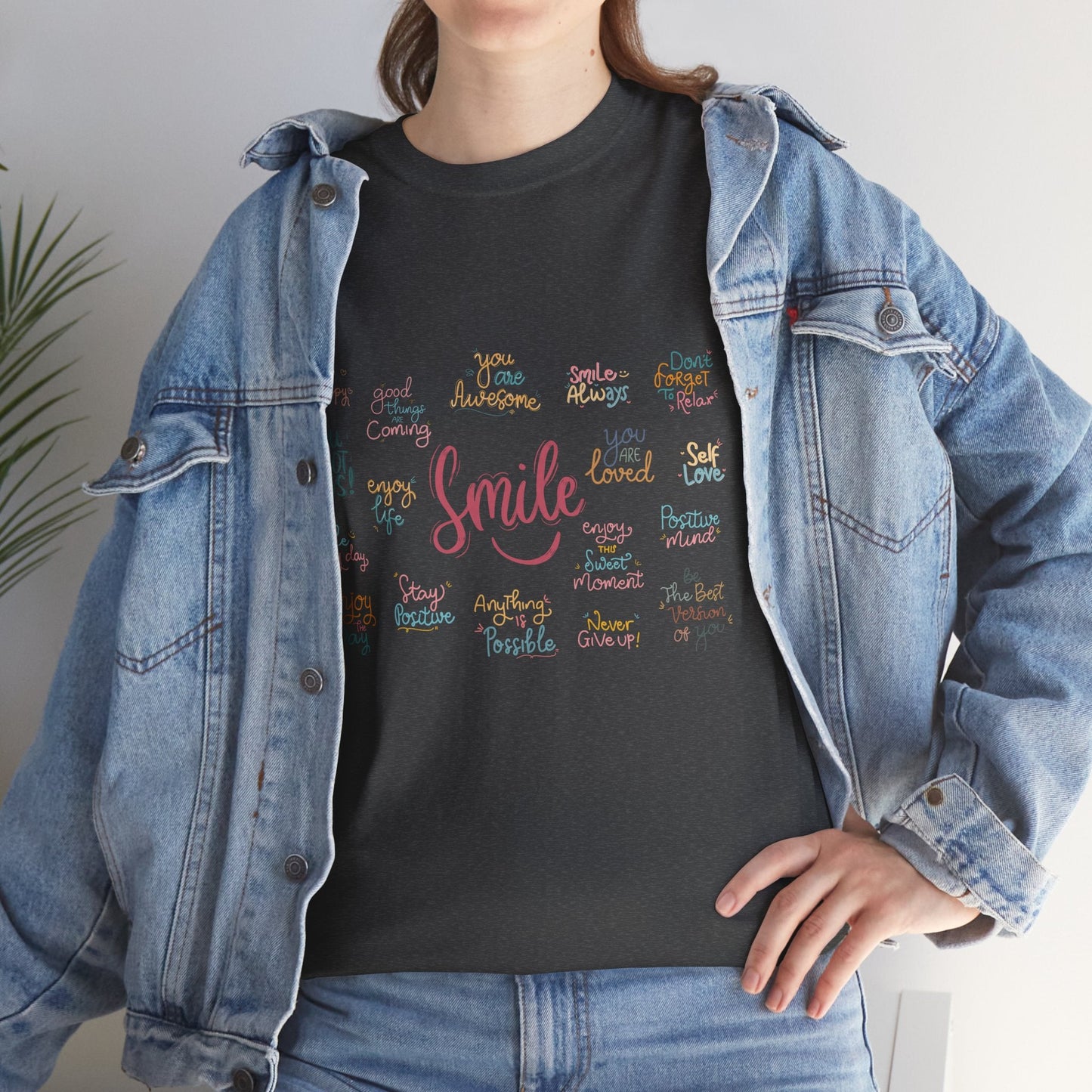 Daily Affirmations Tee | Uplifting & Inspirational Apparel - Havenly Essentials - T-Shirt - Printify - 31671332002160739812 - Daily Affirmations Tee | Uplifting & Inspirational Apparel