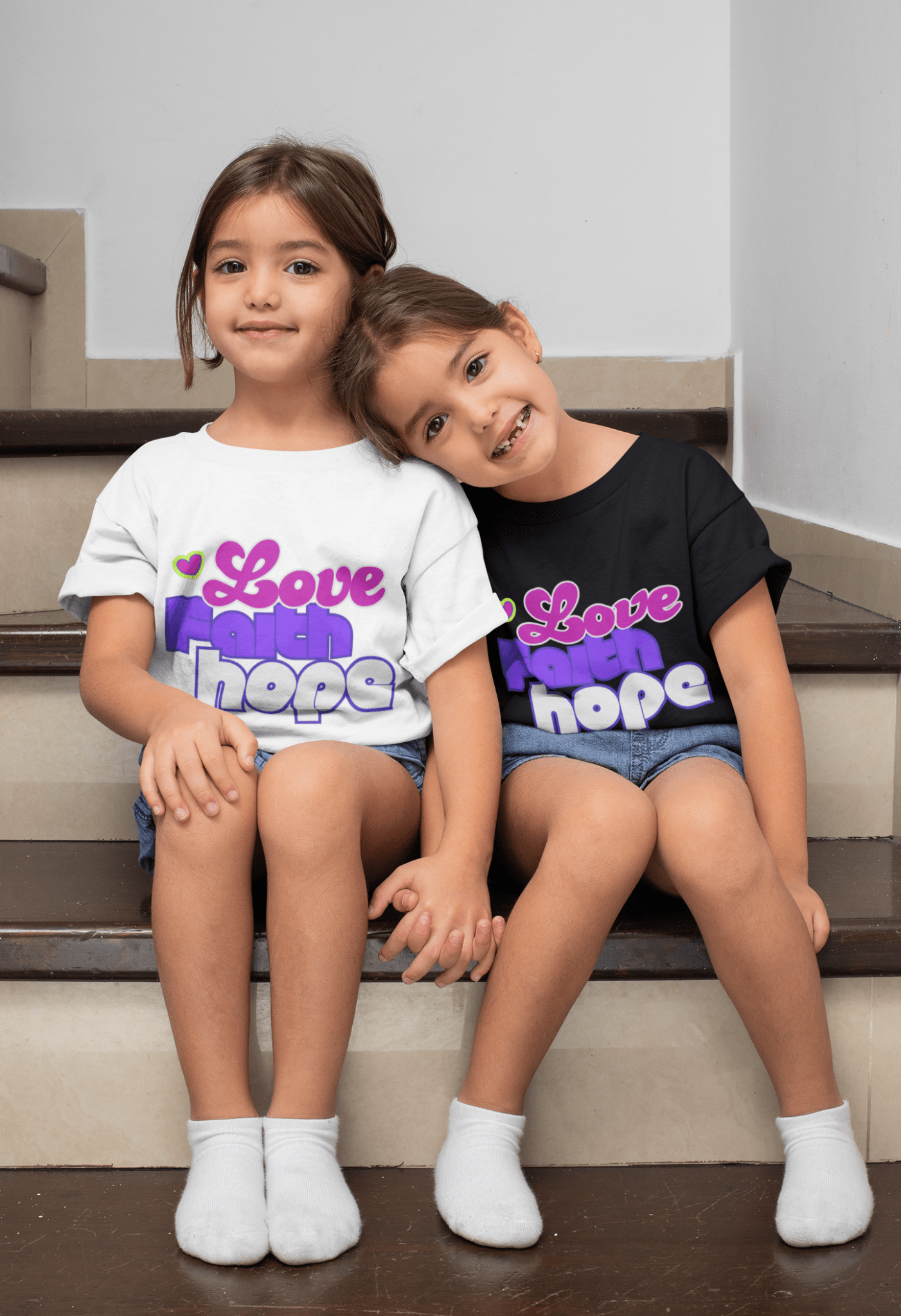 Faith, Hope, Love - Heavy Cotton™ Tee - Havenly Essentials - Kids clothes - Printify - 17629997338330690516 - Faith, Hope, Love - Heavy Cotton™ Tee