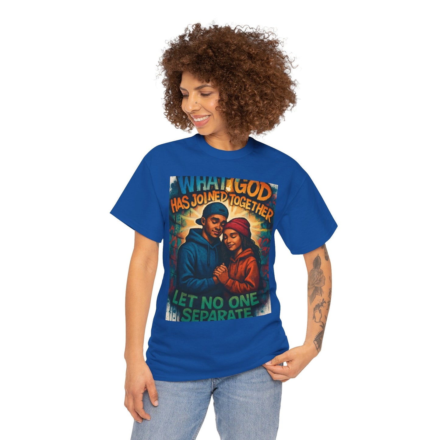 Faith - Inspired Graphic Tee, Unisex Spiritual T-Shirt for Couples, Wedding Gift, Christian Apparel, Inspirational Wear, Love Celebration - Havenly Essentials - T-Shirt - Printify - 10429421016238553615 - Faith - Inspired Graphic Tee, Unisex Spiritual T-Shirt for Couples, Wedding Gift, Christian Apparel, Inspirational Wear, Love Celebration