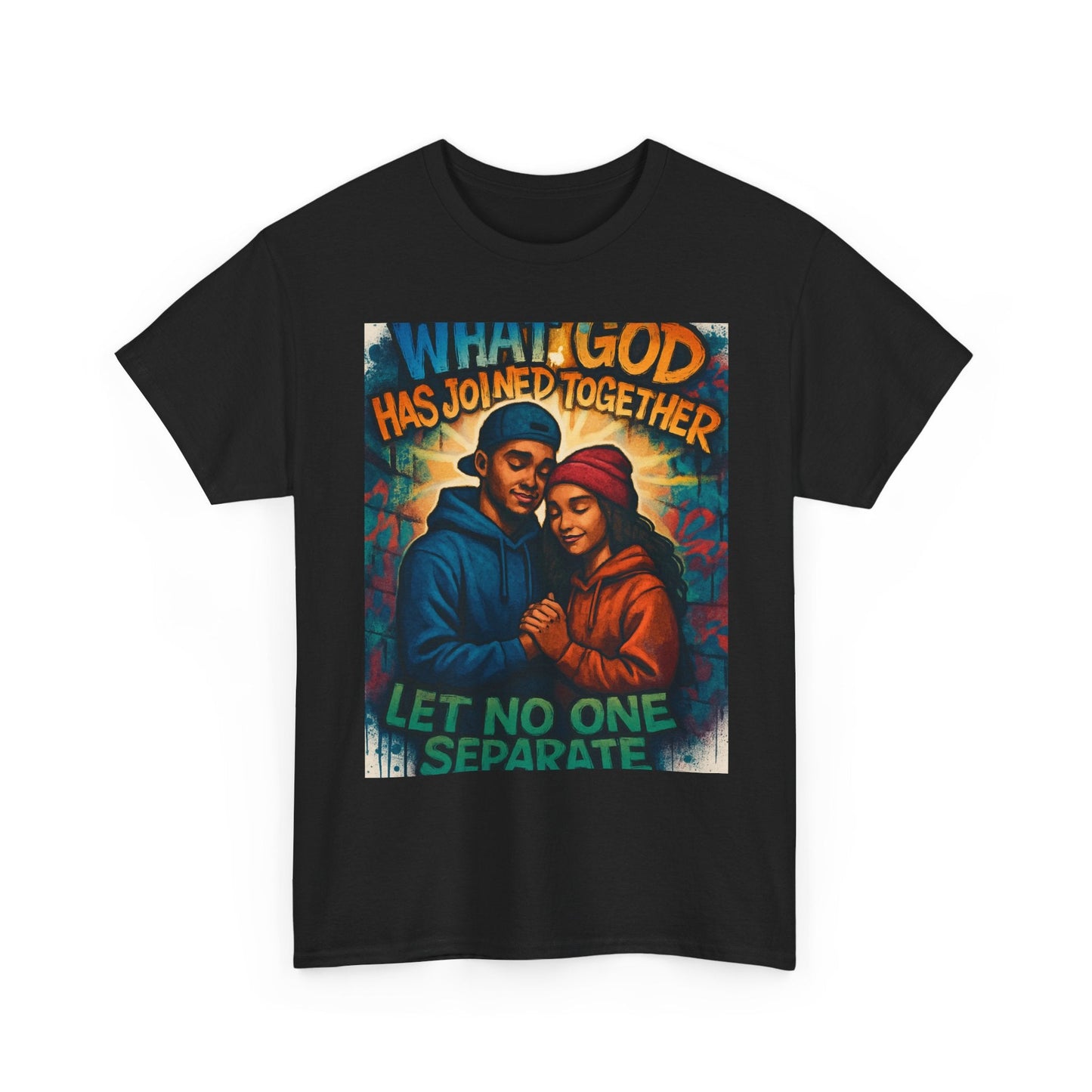 Faith - Inspired Graphic Tee, Unisex Spiritual T-Shirt for Couples, Wedding Gift, Christian Apparel, Inspirational Wear, Love Celebration - Havenly Essentials - T-Shirt - Printify - 10429421016238553615 - Faith - Inspired Graphic Tee, Unisex Spiritual T-Shirt for Couples, Wedding Gift, Christian Apparel, Inspirational Wear, Love Celebration