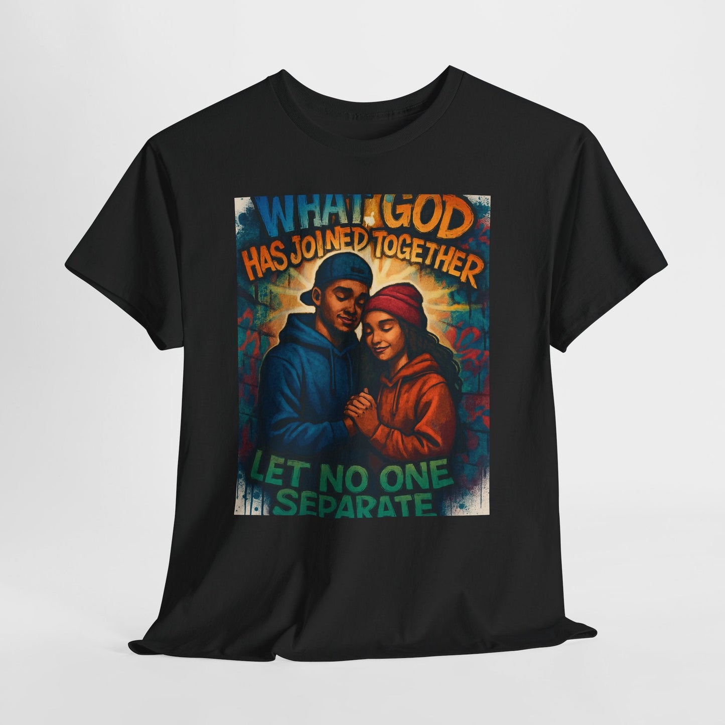 Faith - Inspired Graphic Tee, Unisex Spiritual T-Shirt for Couples, Wedding Gift, Christian Apparel, Inspirational Wear, Love Celebration - Havenly Essentials - T-Shirt - Printify - 10429421016238553615 - Faith - Inspired Graphic Tee, Unisex Spiritual T-Shirt for Couples, Wedding Gift, Christian Apparel, Inspirational Wear, Love Celebration