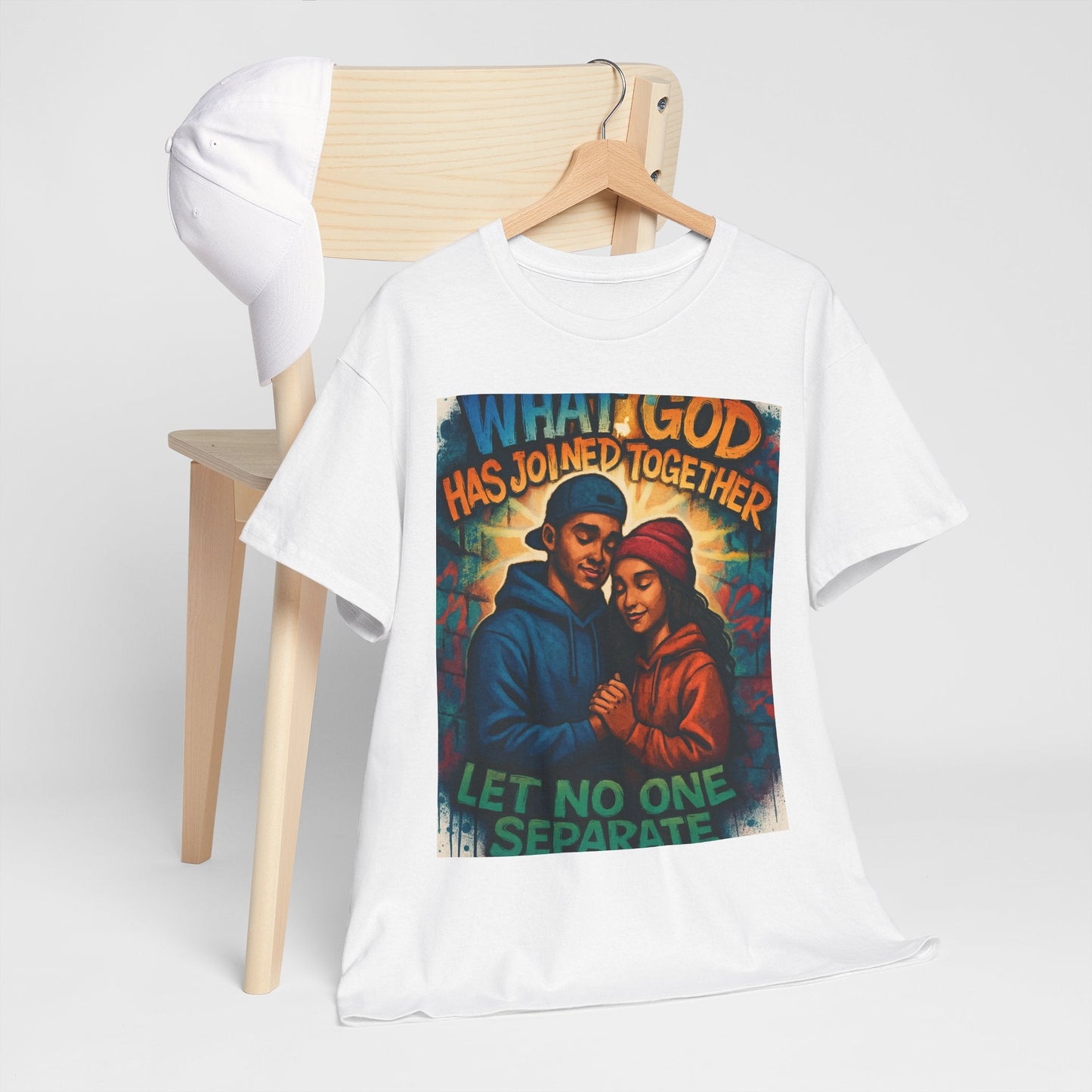 Faith - Inspired Graphic Tee, Unisex Spiritual T-Shirt for Couples, Wedding Gift, Christian Apparel, Inspirational Wear, Love Celebration - Havenly Essentials - T-Shirt - Printify - 10429421016238553615 - Faith - Inspired Graphic Tee, Unisex Spiritual T-Shirt for Couples, Wedding Gift, Christian Apparel, Inspirational Wear, Love Celebration