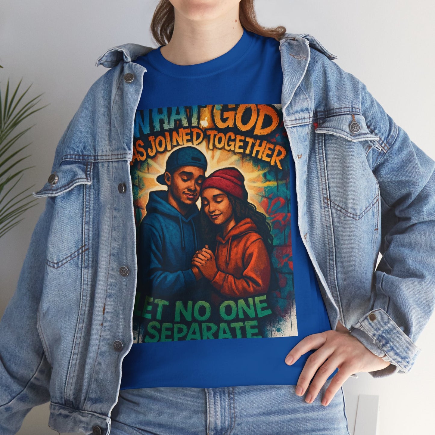 Faith - Inspired Graphic Tee, Unisex Spiritual T-Shirt for Couples, Wedding Gift, Christian Apparel, Inspirational Wear, Love Celebration - Havenly Essentials - T-Shirt - Printify - 10429421016238553615 - Faith - Inspired Graphic Tee, Unisex Spiritual T-Shirt for Couples, Wedding Gift, Christian Apparel, Inspirational Wear, Love Celebration