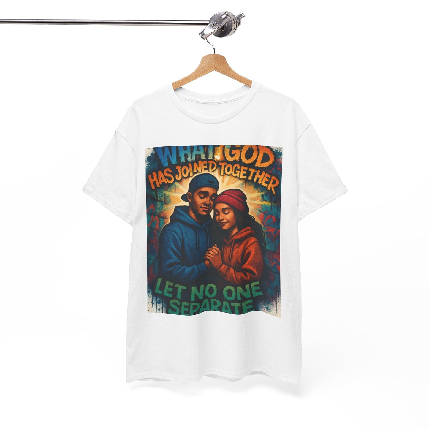 Faith - Inspired Graphic Tee, Unisex Spiritual T-Shirt for Couples, Wedding Gift, Christian Apparel, Inspirational Wear, Love Celebration - Havenly Essentials - T-Shirt - Printify - 10429421016238553615 - Faith - Inspired Graphic Tee, Unisex Spiritual T-Shirt for Couples, Wedding Gift, Christian Apparel, Inspirational Wear, Love Celebration