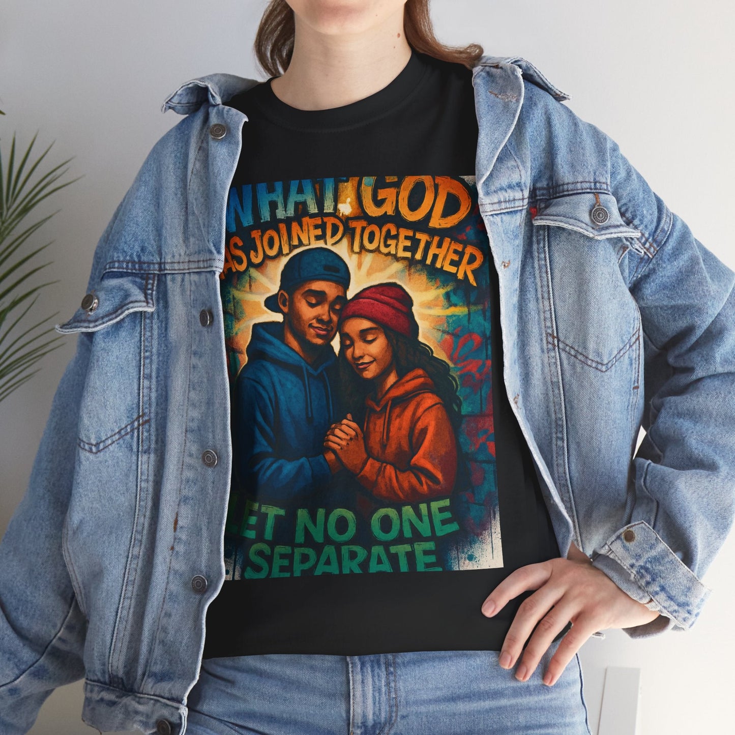 Faith - Inspired Graphic Tee, Unisex Spiritual T-Shirt for Couples, Wedding Gift, Christian Apparel, Inspirational Wear, Love Celebration - Havenly Essentials - T-Shirt - Printify - 10429421016238553615 - Faith - Inspired Graphic Tee, Unisex Spiritual T-Shirt for Couples, Wedding Gift, Christian Apparel, Inspirational Wear, Love Celebration