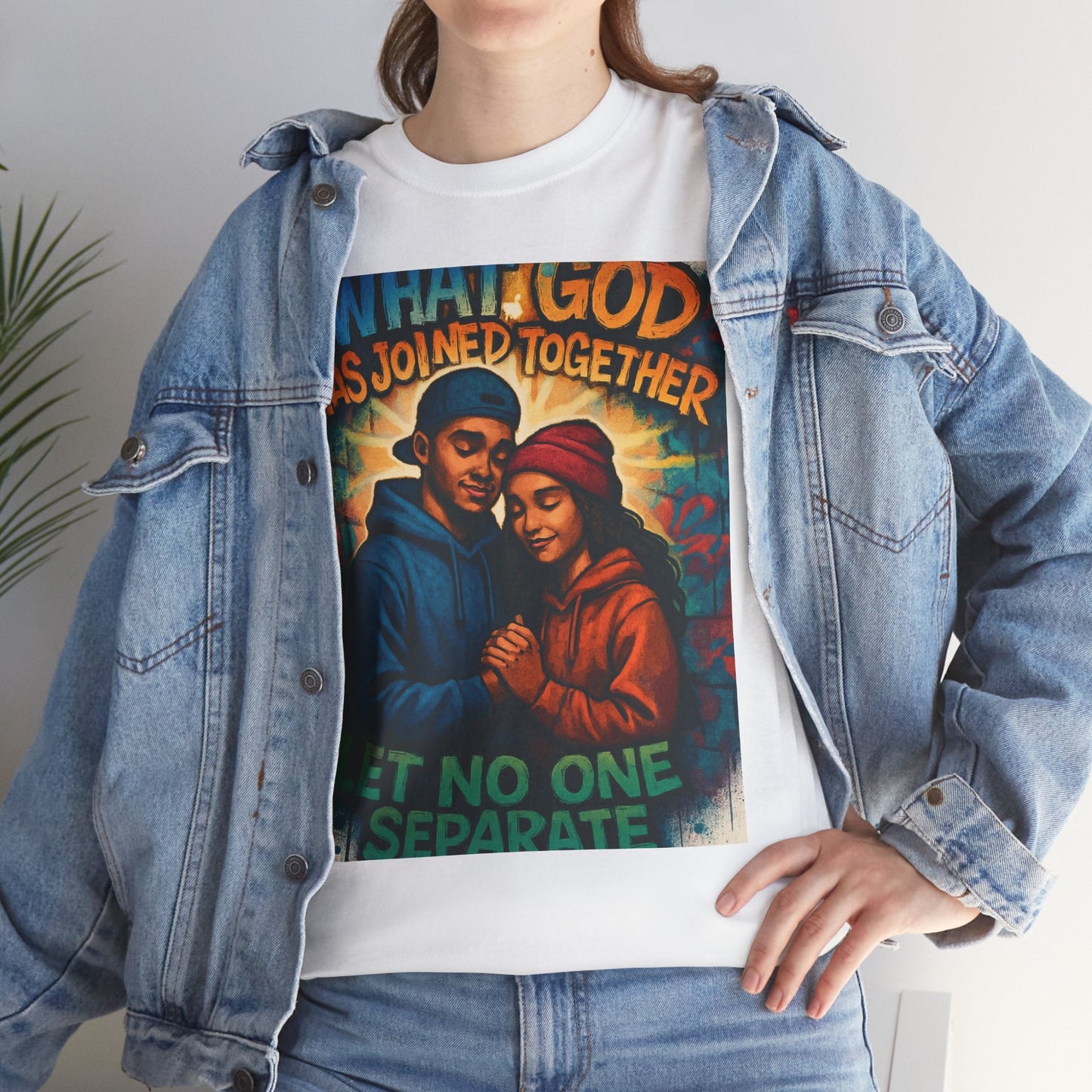 Faith - Inspired Graphic Tee, Unisex Spiritual T-Shirt for Couples, Wedding Gift, Christian Apparel, Inspirational Wear, Love Celebration - Havenly Essentials - T-Shirt - Printify - 10429421016238553615 - Faith - Inspired Graphic Tee, Unisex Spiritual T-Shirt for Couples, Wedding Gift, Christian Apparel, Inspirational Wear, Love Celebration