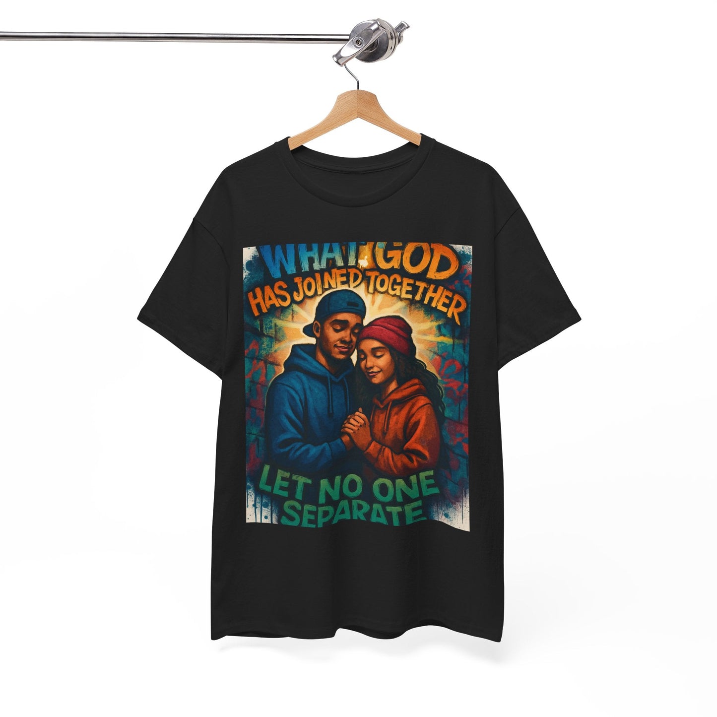 Faith - Inspired Graphic Tee, Unisex Spiritual T-Shirt for Couples, Wedding Gift, Christian Apparel, Inspirational Wear, Love Celebration - Havenly Essentials - T-Shirt - Printify - 10429421016238553615 - Faith - Inspired Graphic Tee, Unisex Spiritual T-Shirt for Couples, Wedding Gift, Christian Apparel, Inspirational Wear, Love Celebration