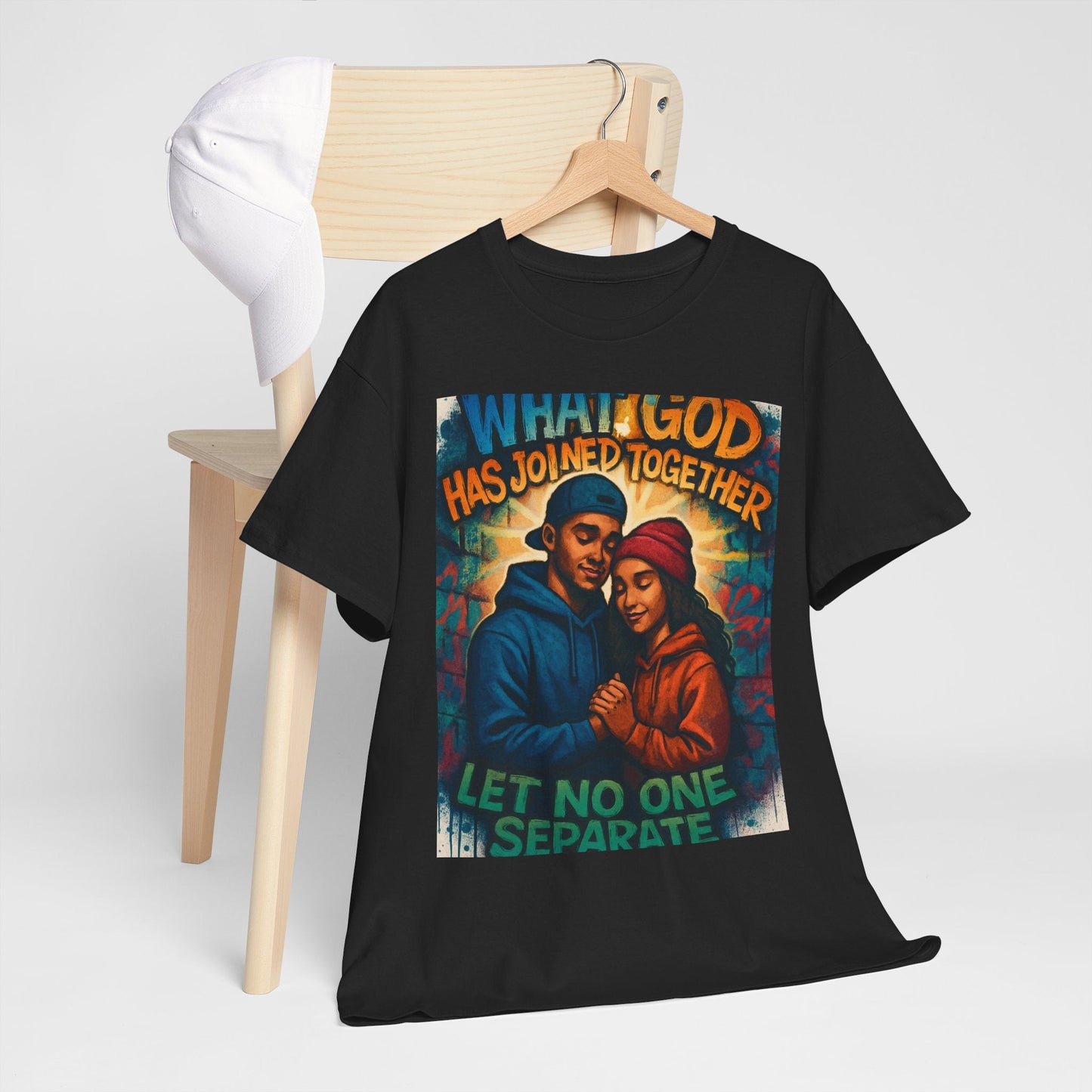 Faith - Inspired Graphic Tee, Unisex Spiritual T-Shirt for Couples, Wedding Gift, Christian Apparel, Inspirational Wear, Love Celebration - Havenly Essentials - T-Shirt - Printify - 10429421016238553615 - Faith - Inspired Graphic Tee, Unisex Spiritual T-Shirt for Couples, Wedding Gift, Christian Apparel, Inspirational Wear, Love Celebration