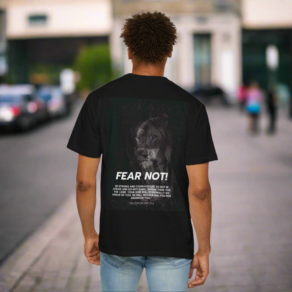 Fear Not - Courage in Christ Apparel - Havenly Essentials - T-Shirt - Printify - 56166510196036030061 - Fear Not - Courage in Christ Apparel