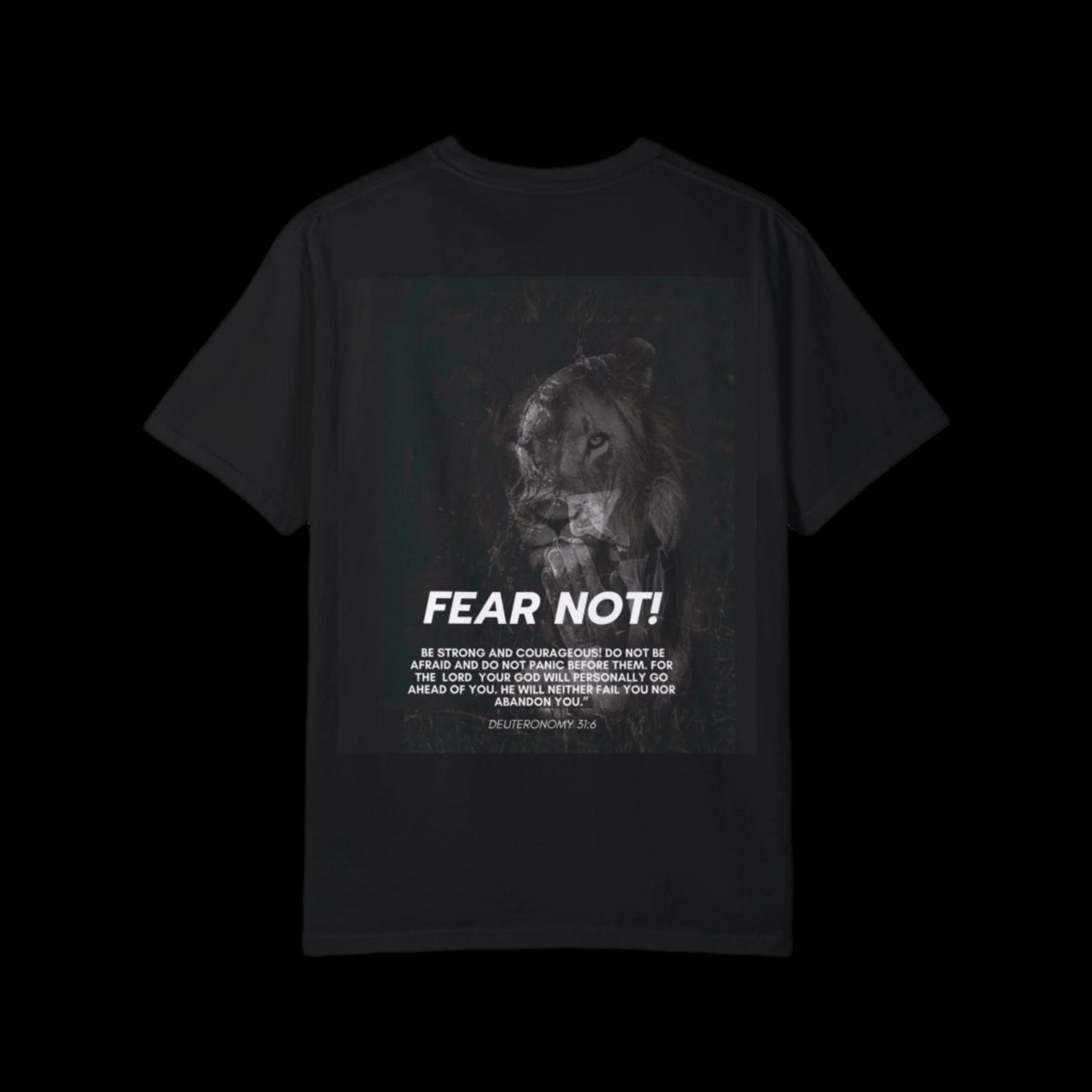 Fear Not - Courage in Christ Apparel - Havenly Essentials - T-Shirt - Printify - 56166510196036030061 - Fear Not - Courage in Christ Apparel