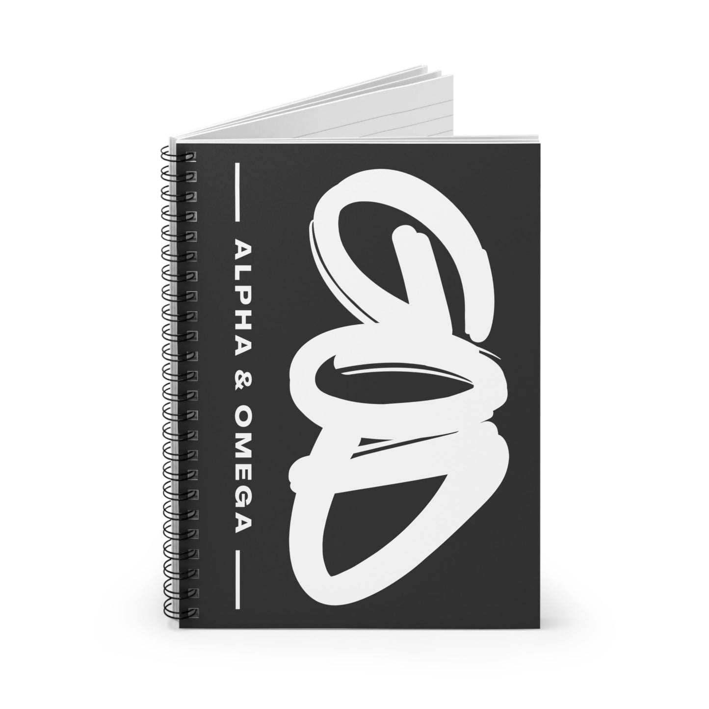 God, Alpha and Omega Notebook - Havenly Essentials - Paper products - Printify - 27306537790045369367 - God, Alpha and Omega Notebook