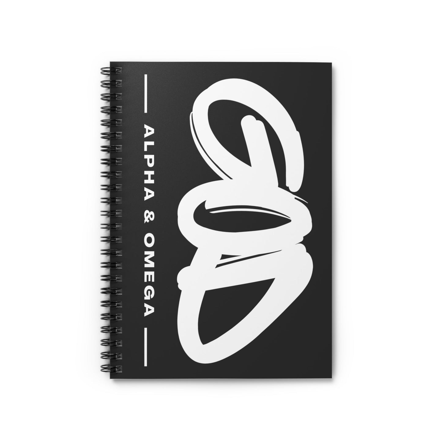 God, Alpha and Omega Notebook - Havenly Essentials - Paper products - Printify - 27306537790045369367 - God, Alpha and Omega Notebook