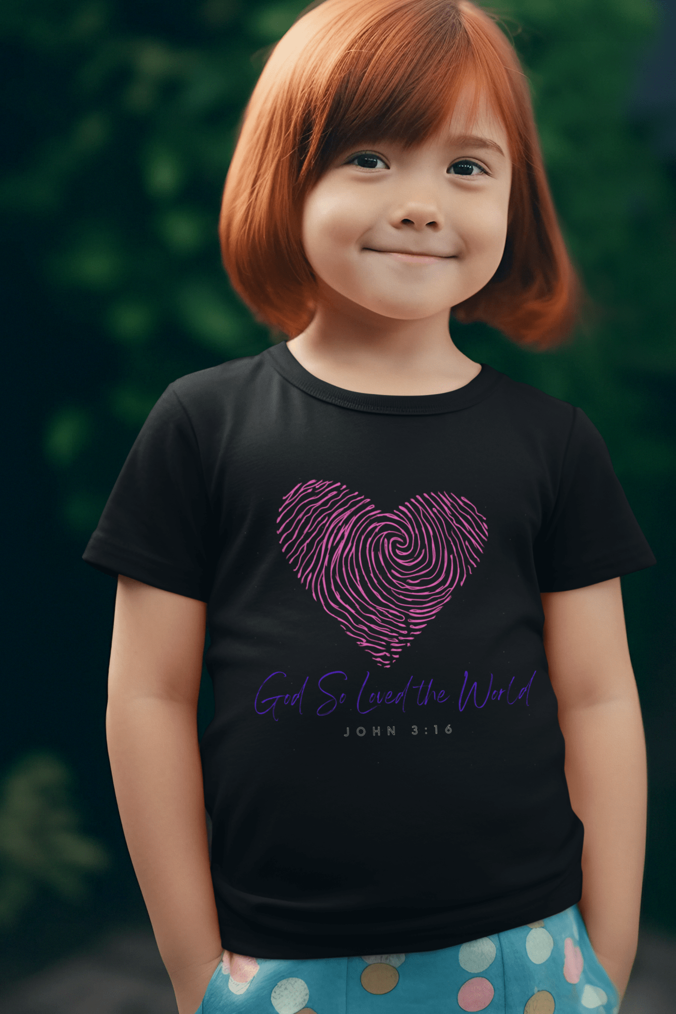 God so loved the world - Regular Fit Tee - Havenly Essentials - Kids clothes - Printify - 39585024854382892238 - God so loved the world - Regular Fit Tee