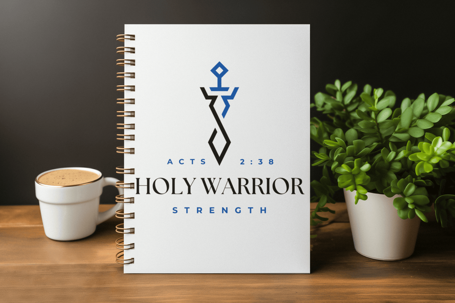 Holy Warrior Notebook - Havenly Essentials - Paper products - Printify - 18331025175337358179 - Holy Warrior Notebook