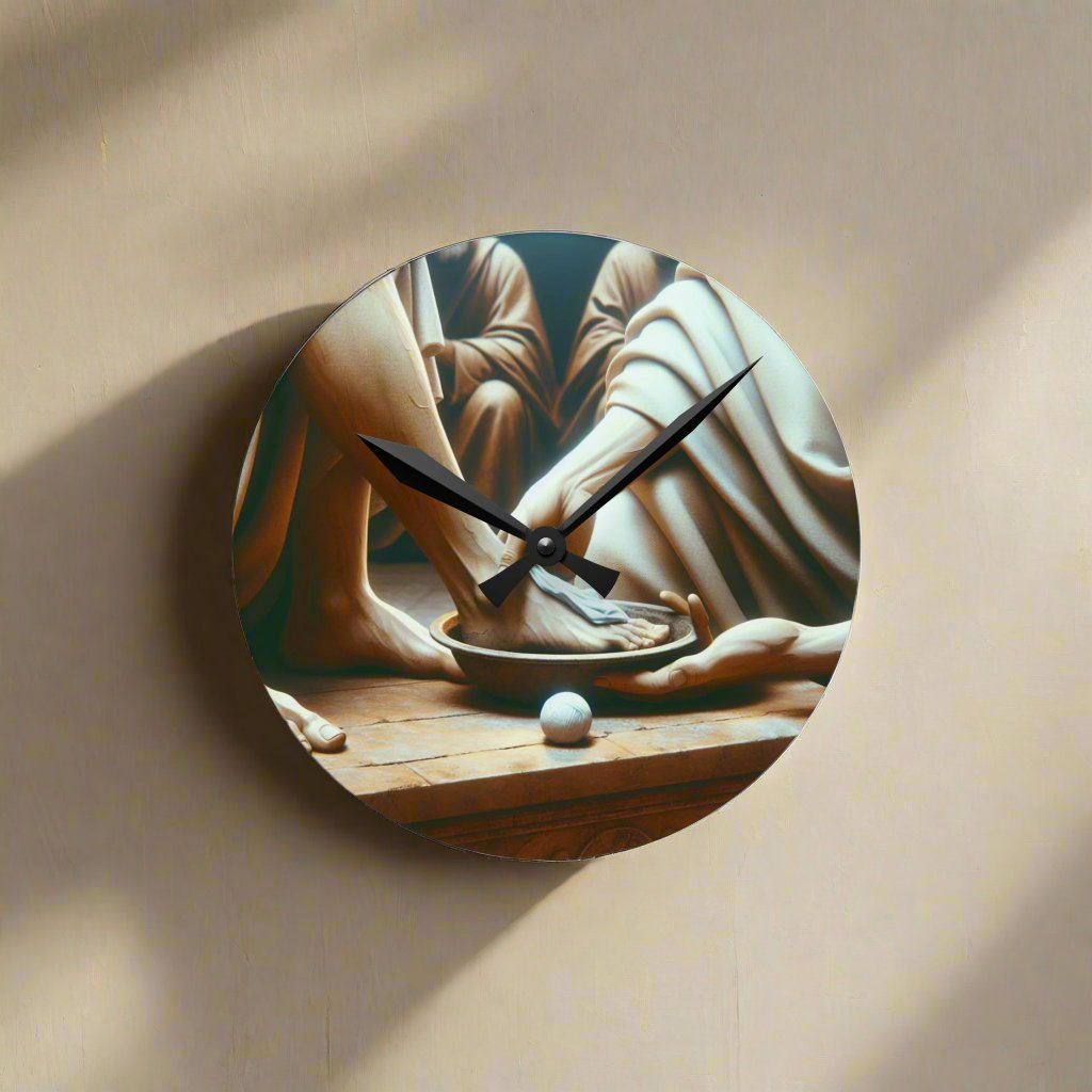 Humility - Acrylic Clock - Havenly Essentials - Home Decor - Printify - 13100938337880490719 - Humility - Acrylic Clock