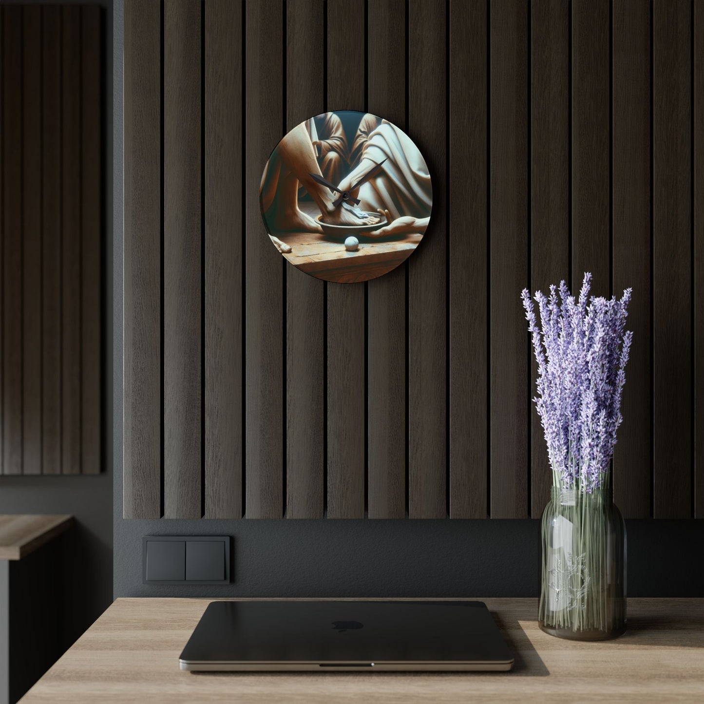Humility - Acrylic Clock - Havenly Essentials - Home Decor - Printify - 51646004513898069678 - Humility - Acrylic Clock