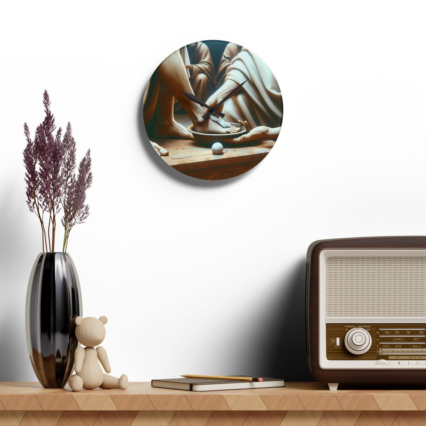 Humility - Acrylic Clock - Havenly Essentials - Home Decor - Printify - 51646004513898069678 - Humility - Acrylic Clock