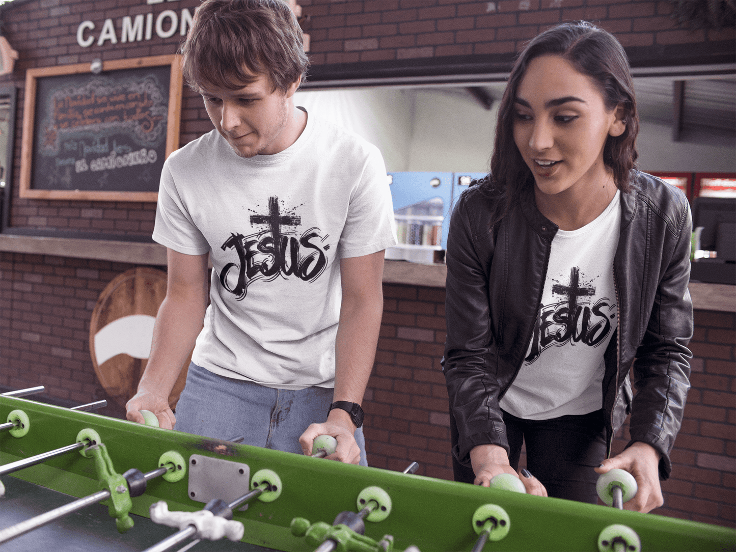 Jesus and Cross T-Shirt - Havenly Essentials - T-Shirt - Printify - 20769579785526668584 - Jesus and Cross T-Shirt