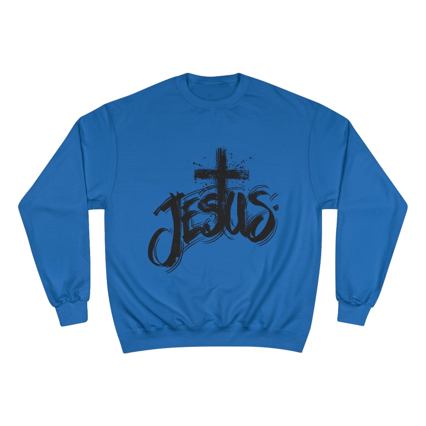 Jesus and the Cross Sweatshirt - Havenly Essentials - Sweatshirt - Printify - 15616648530175643137 - Jesus and the Cross Sweatshirt