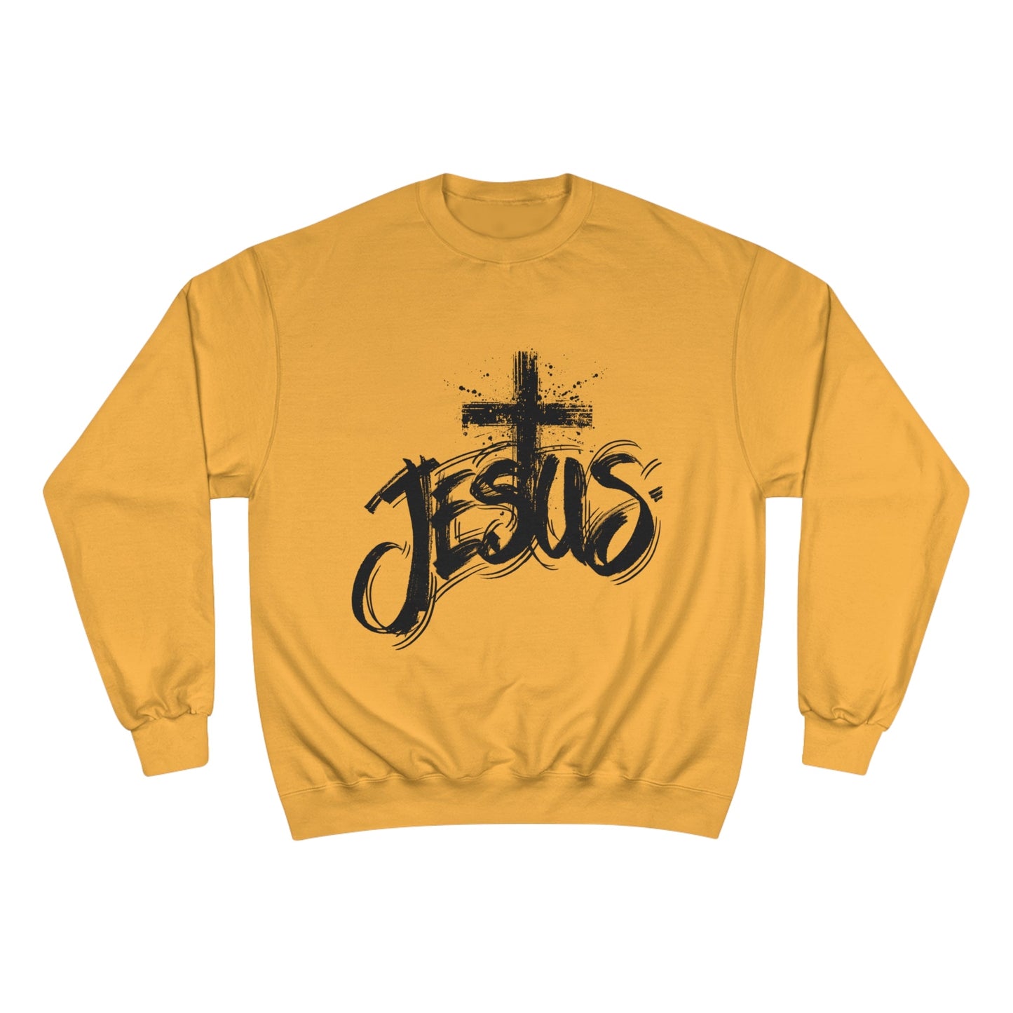 Jesus and the Cross Sweatshirt - Havenly Essentials - Sweatshirt - Printify - 22971476776261970001 - Jesus and the Cross Sweatshirt