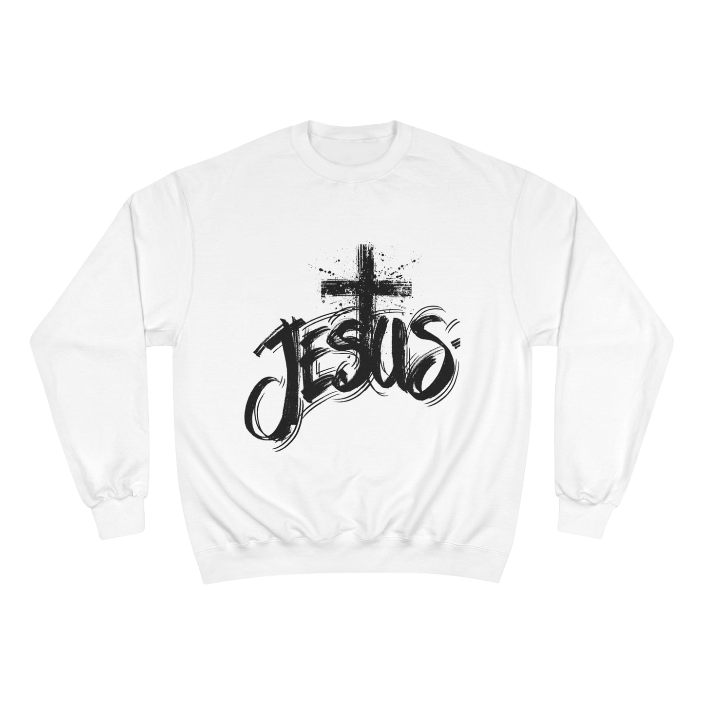 Jesus and the Cross Sweatshirt - Havenly Essentials - Sweatshirt - Printify - 26951231926286557169 - Jesus and the Cross Sweatshirt