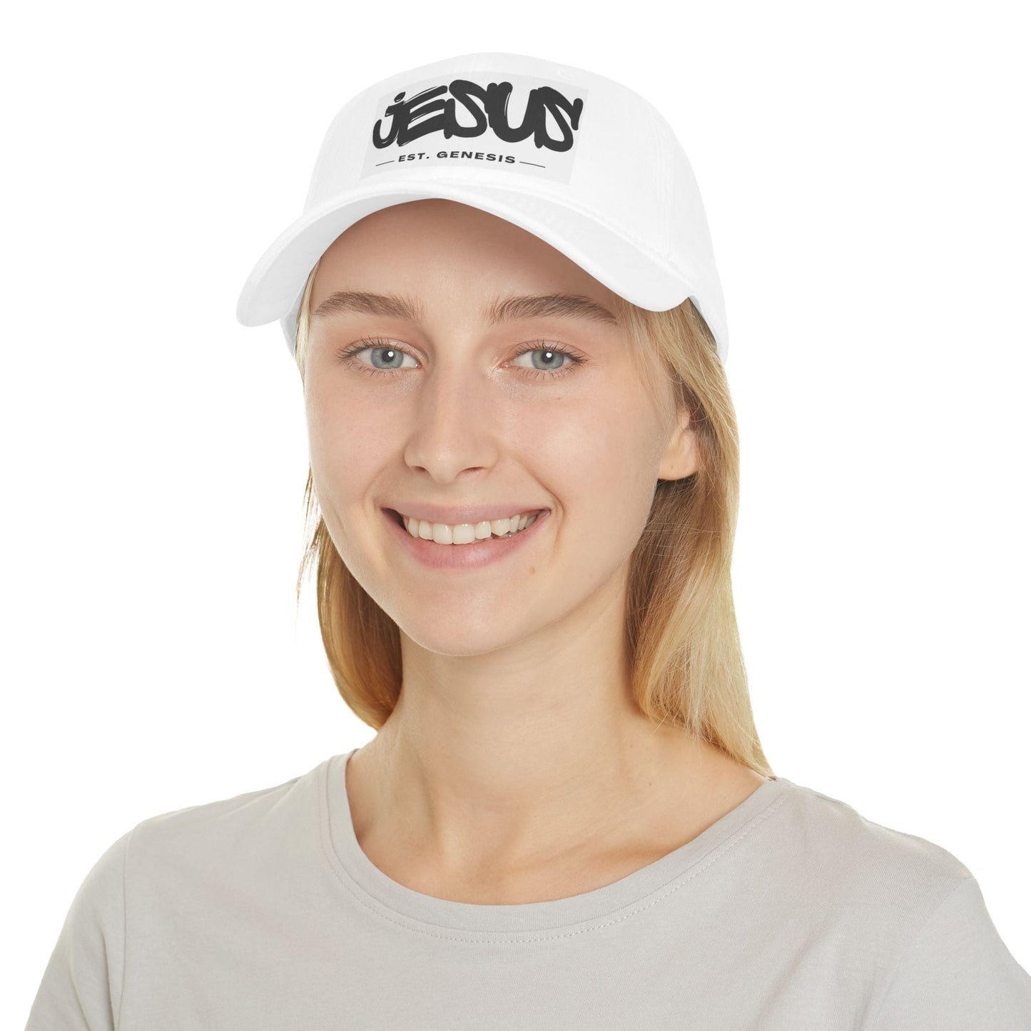Jesus, Est. Genesis Baseball Cap | Faith - Inspired Headwear - Havenly Essentials - Hats - Printify - 32302095126772601779 - Jesus, Est. Genesis Baseball Cap | Faith - Inspired Headwear