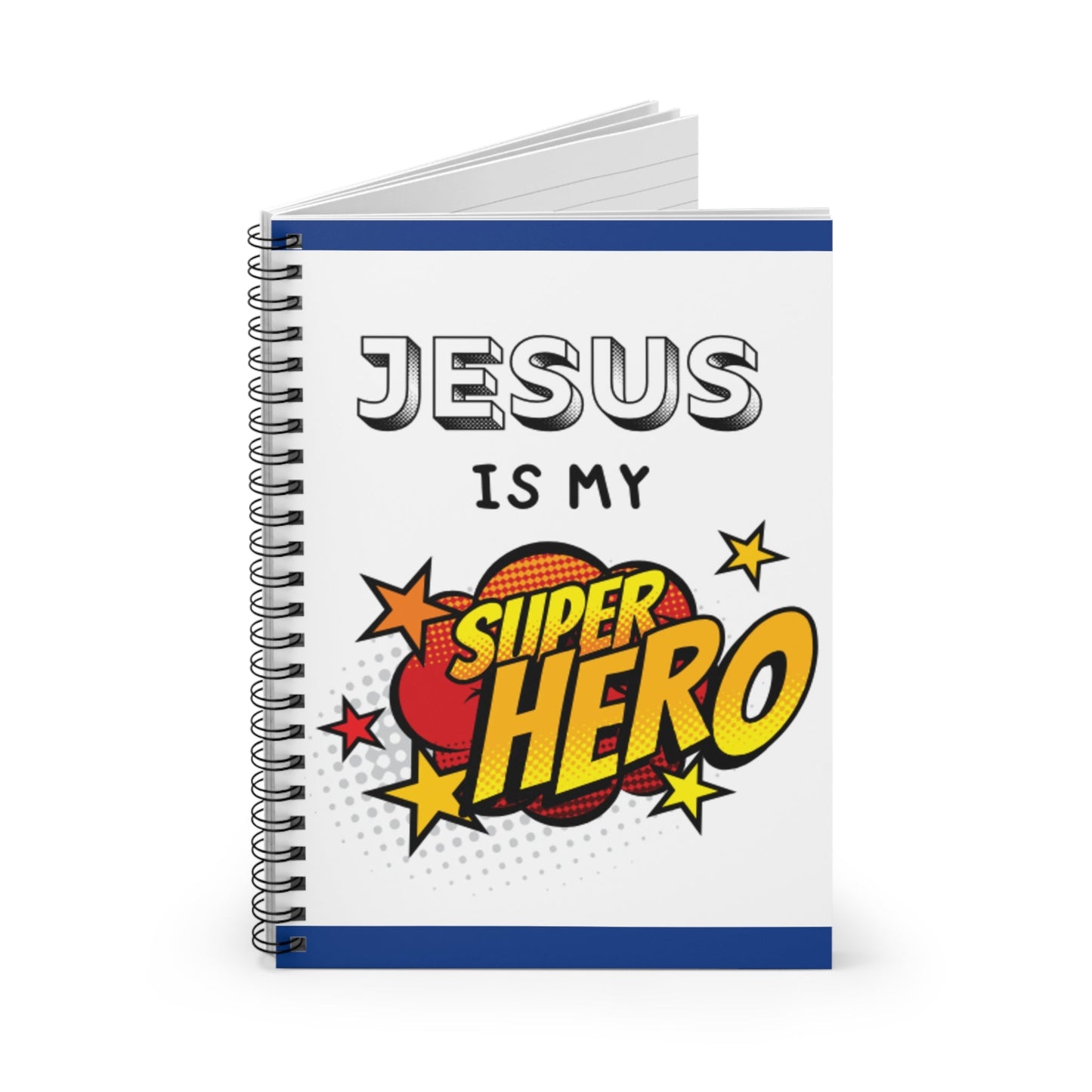 Jesus Hero Notebook - Havenly Essentials - Paper products - Printify - 32296826342653189642 - Jesus Hero Notebook