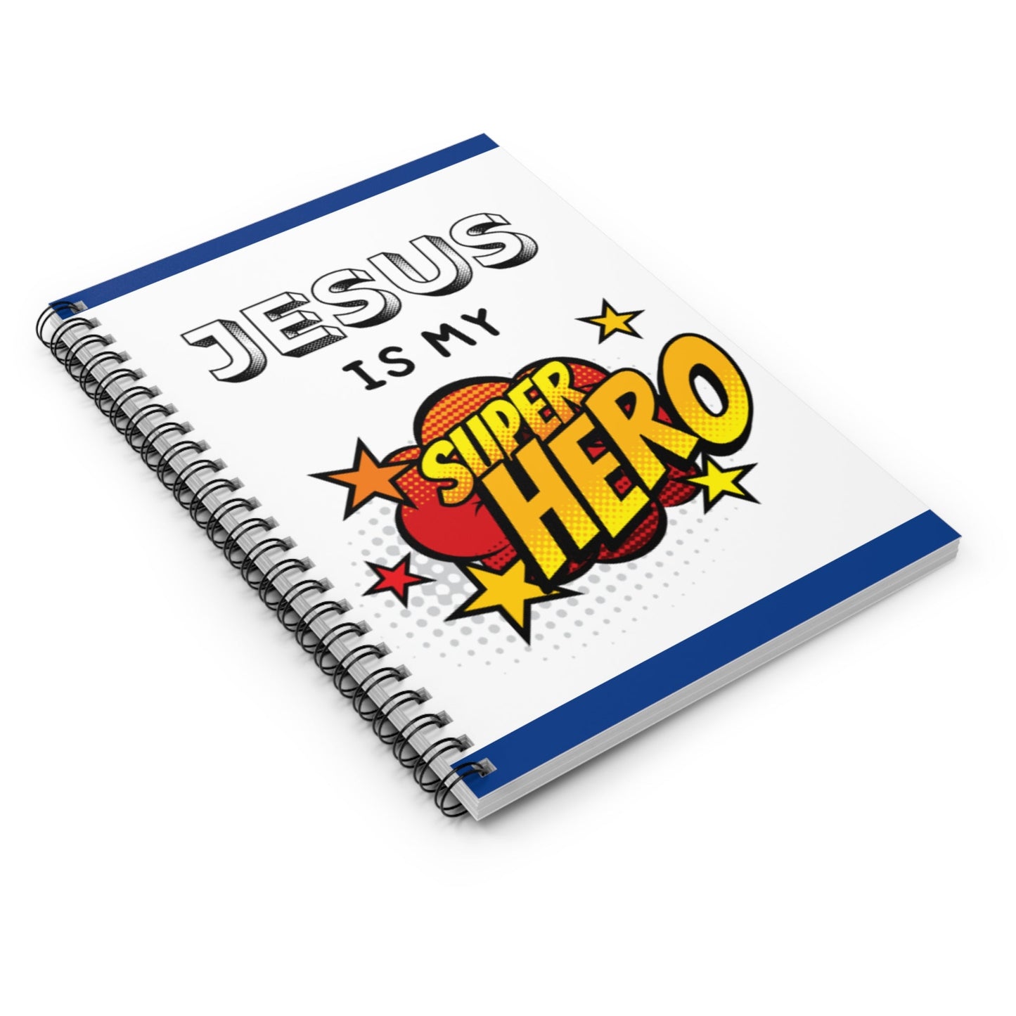 Jesus Hero Notebook - Havenly Essentials - Paper products - Printify - 32296826342653189642 - Jesus Hero Notebook