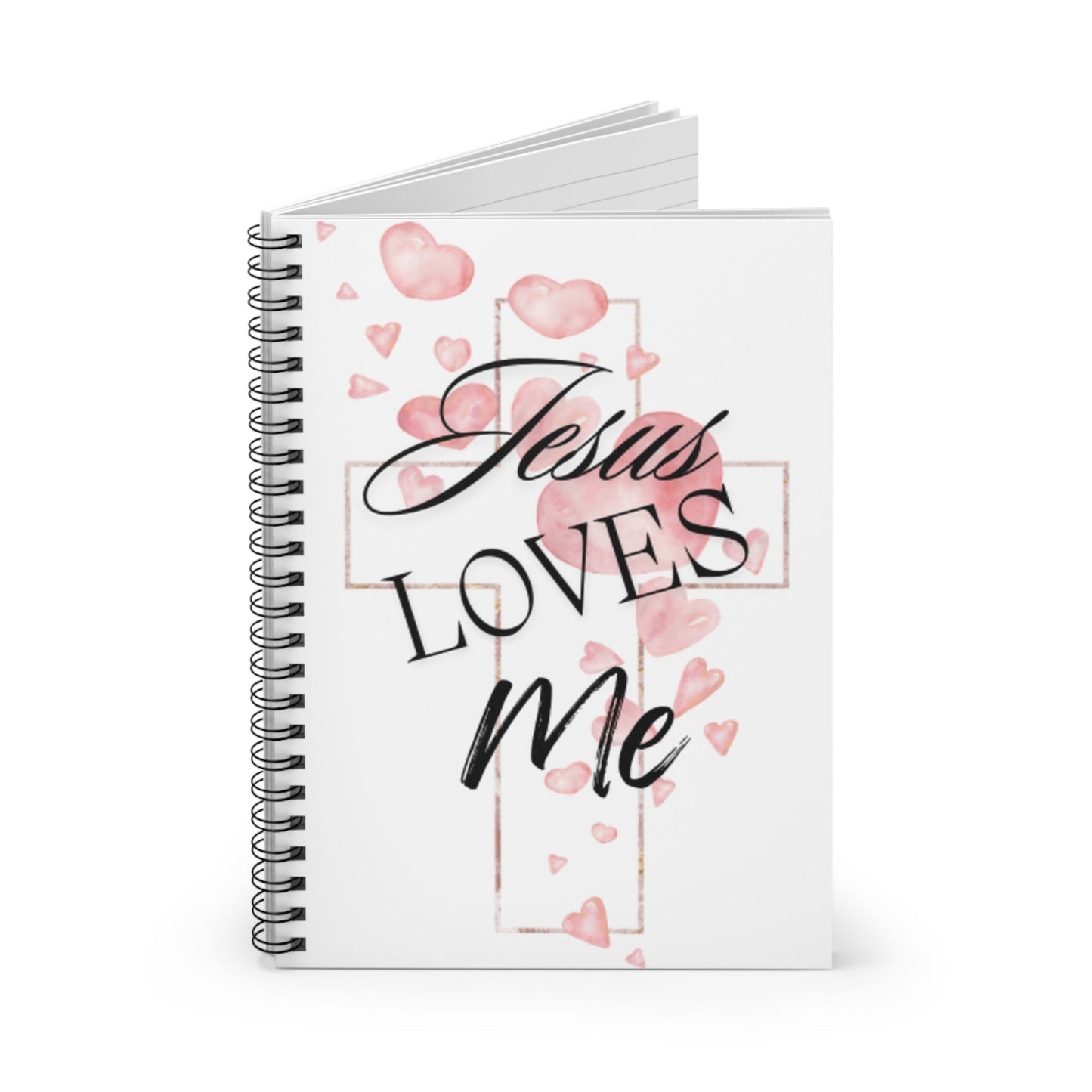 Jesus Loves Me Notebook - Havenly Essentials - Paper products - Printify - 22114689861737587895 - Jesus Loves Me Notebook