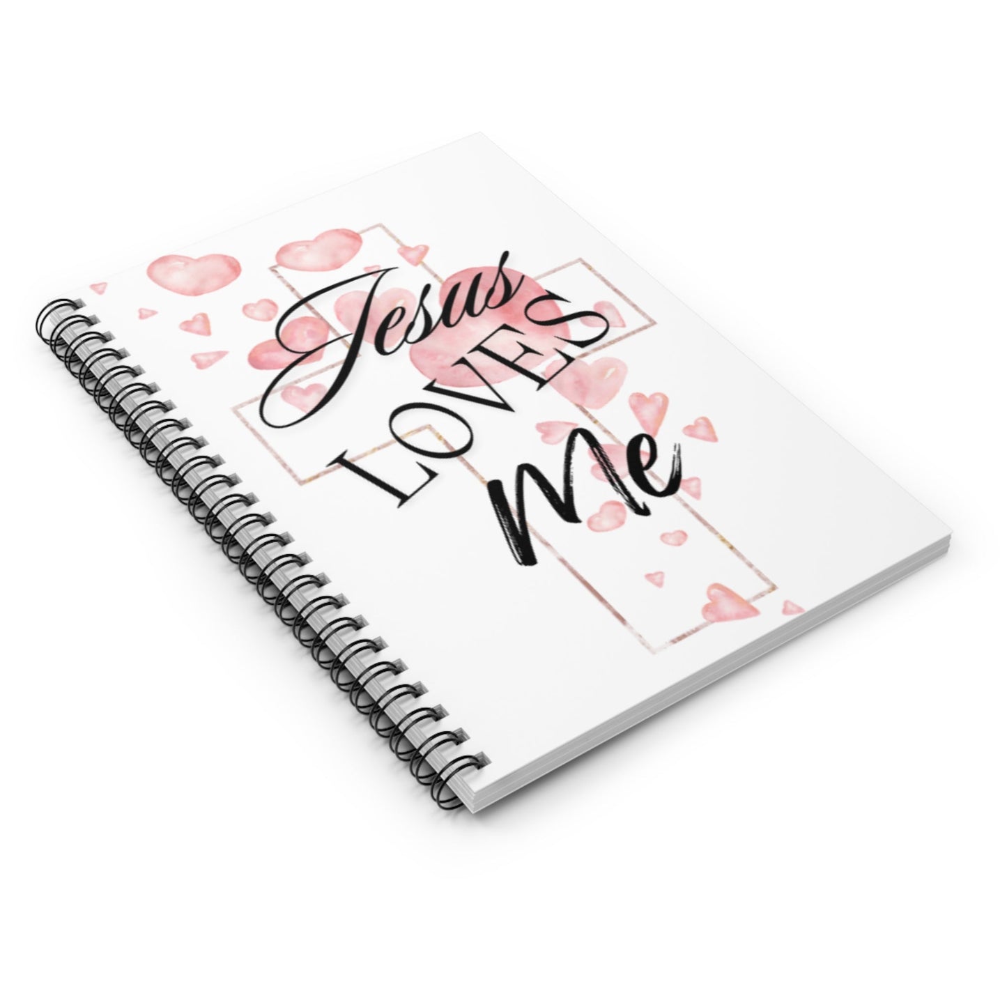 Jesus Loves Me Notebook - Havenly Essentials - Paper products - Printify - 22114689861737587895 - Jesus Loves Me Notebook