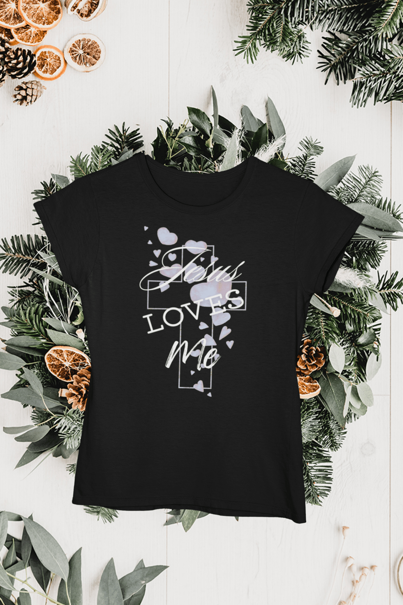 Jesus Loves Me T-Shirt, Hebrews 10:26 - Havenly Essentials - T-Shirt - Printify - 48915841955367898498 - Jesus Loves Me T-Shirt, Hebrews 10:26