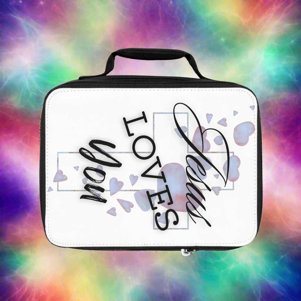 Jesus Loves You Lunch Bag - Havenly Essentials - Accessories - Printify - 19152554347063122626 - Jesus Loves You Lunch Bag