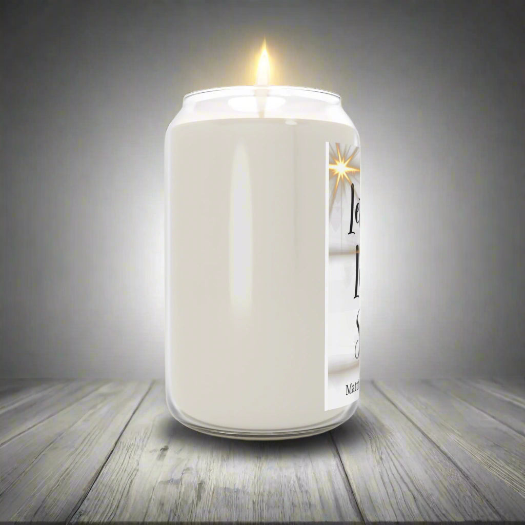 Let Your Light Shine - Scented Candle, 13.75oz - Havenly Essentials - Home Decor - Printify - 34659460183443790676 - Let Your Light Shine - Scented Candle, 13.75oz
