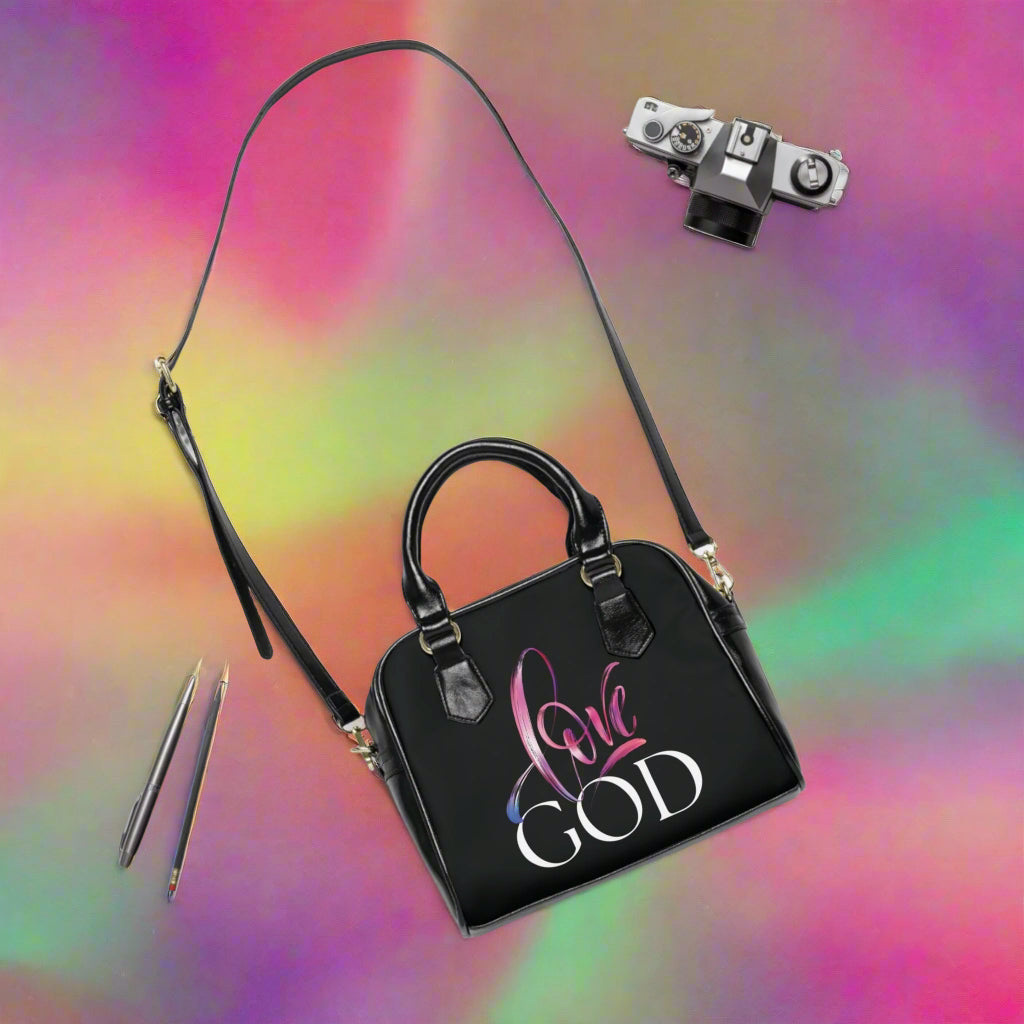 Love GOD Shoulder Bag Vibrant, Stylish & Inspirational - Havenly Essentials - Bags - Printify - 36883020896263428243 - Love GOD Shoulder Bag Vibrant, Stylish & Inspirational