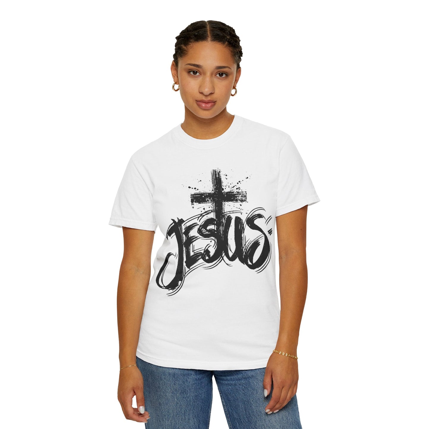 Name Above All - Unisex Garment - Dyed T-shirt - Havenly Essentials - T-Shirt - Printify - 12903009918218325554 - Name Above All - Unisex Garment - Dyed T-shirt