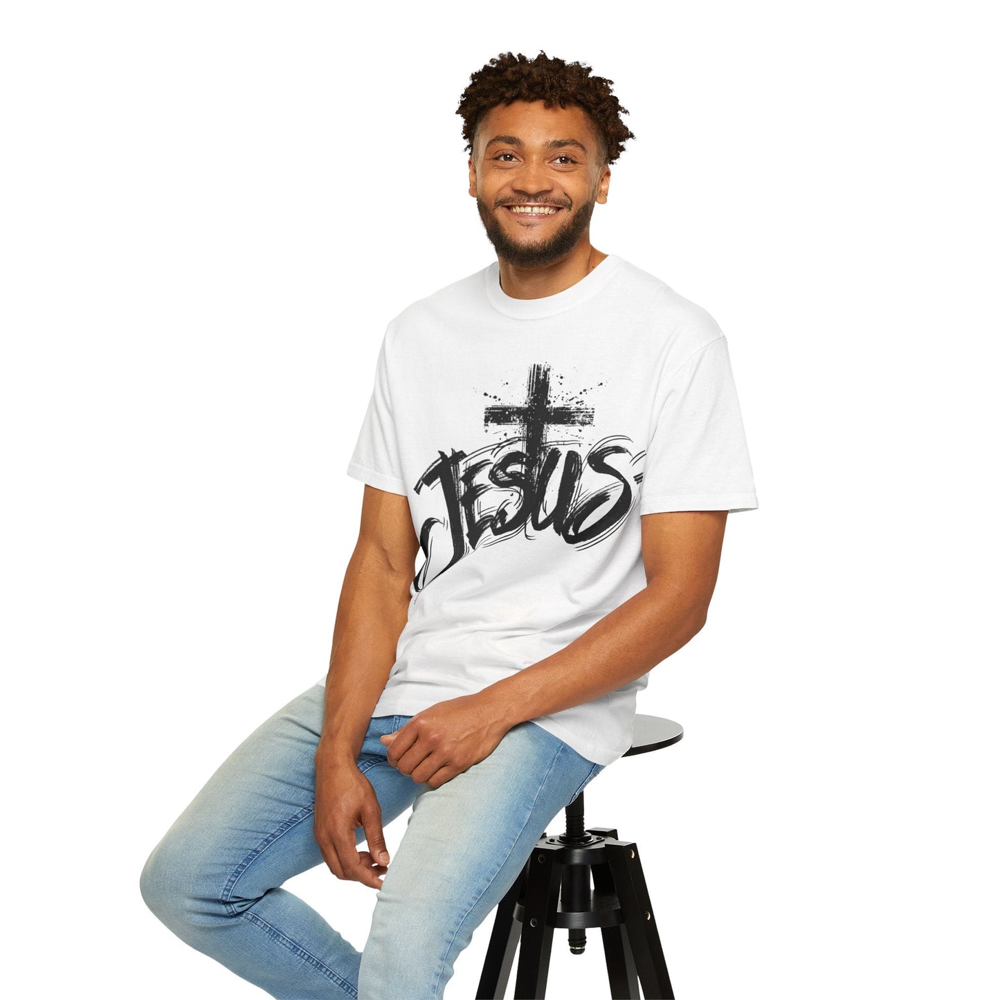 Name Above All - Unisex Garment - Dyed T-shirt - Havenly Essentials - T-Shirt - Printify - 12903009918218325554 - Name Above All - Unisex Garment - Dyed T-shirt