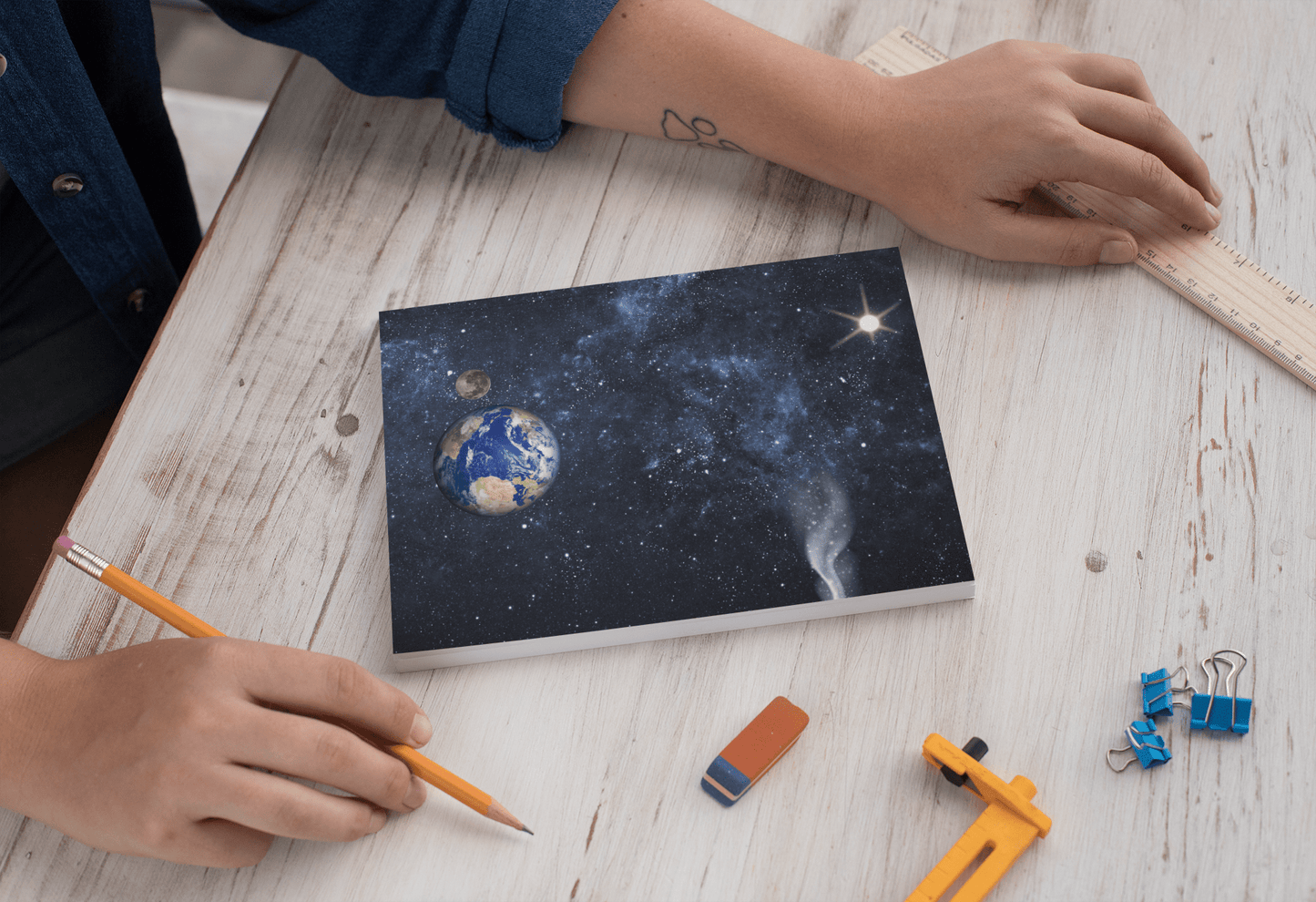 Outta This World Notebook - Havenly Essentials - Paper products - Printify - 14096722658059530238 - Outta This World Notebook