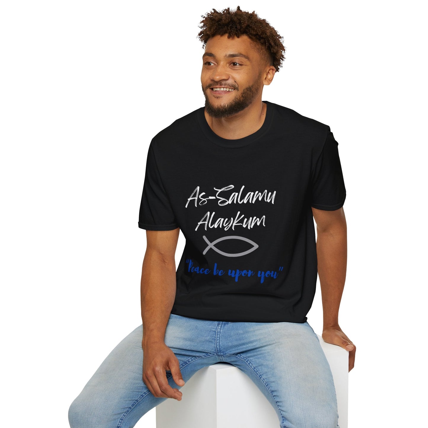 Peace Unto You Tee – 100% Cotton Comfort | Unisex Classic Fit T-Shirt - Havenly Essentials - T-Shirt - Printify - 11308386758523818729 - Peace Unto You Tee – 100% Cotton Comfort | Unisex Classic Fit T-Shirt