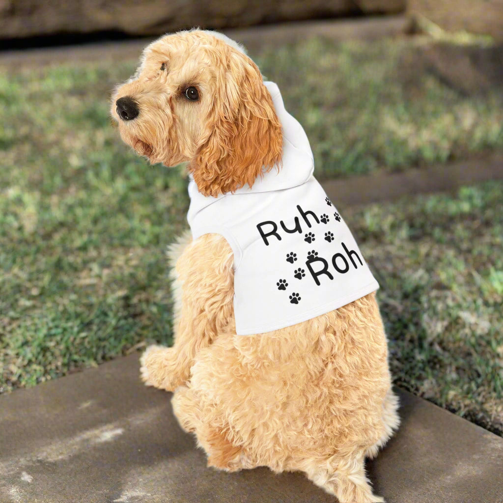 Ruh Roh Pet Hoodie - Havenly Essentials - Pet Hoodie - Printify - 31926453751206052115 - Ruh Roh Pet Hoodie